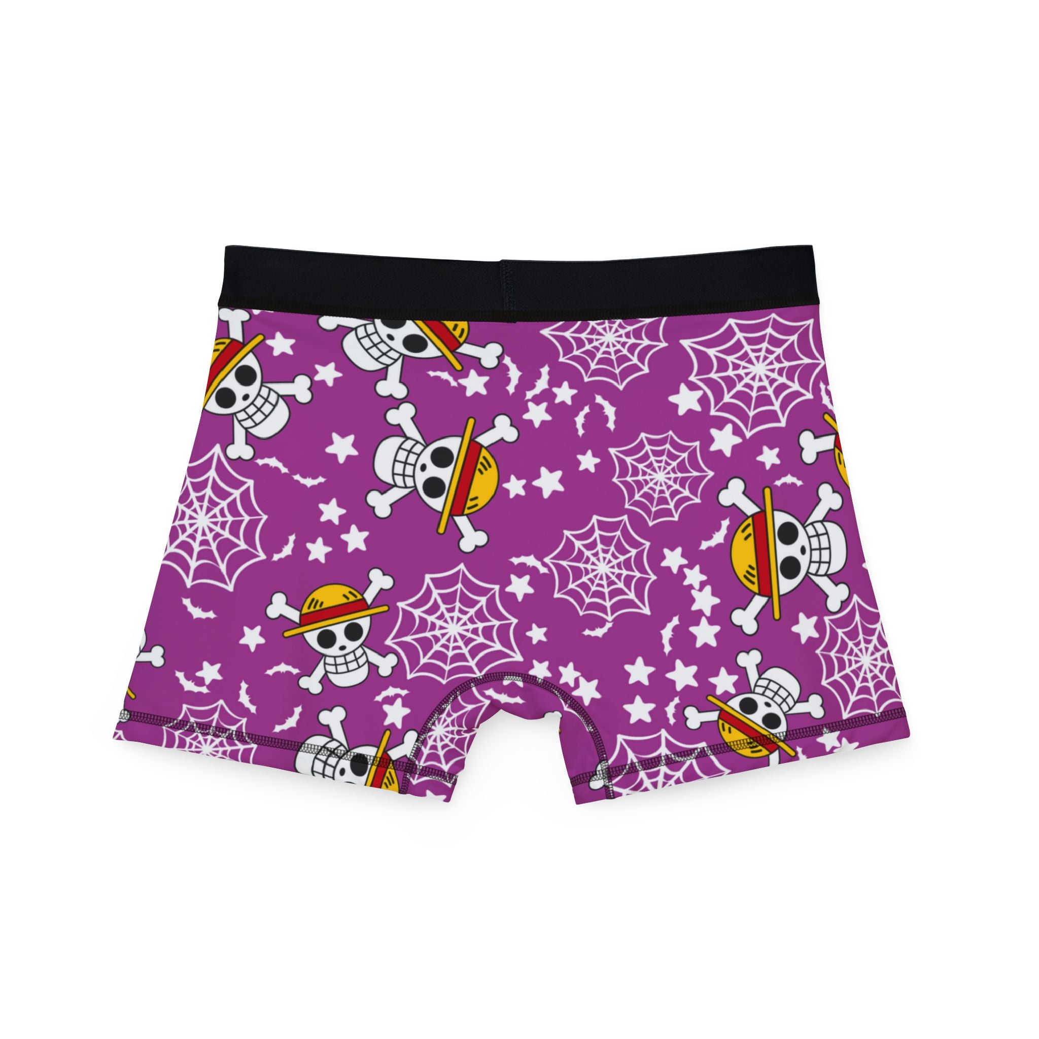 Men's boxers skull anime bats pumpkin halloween purple