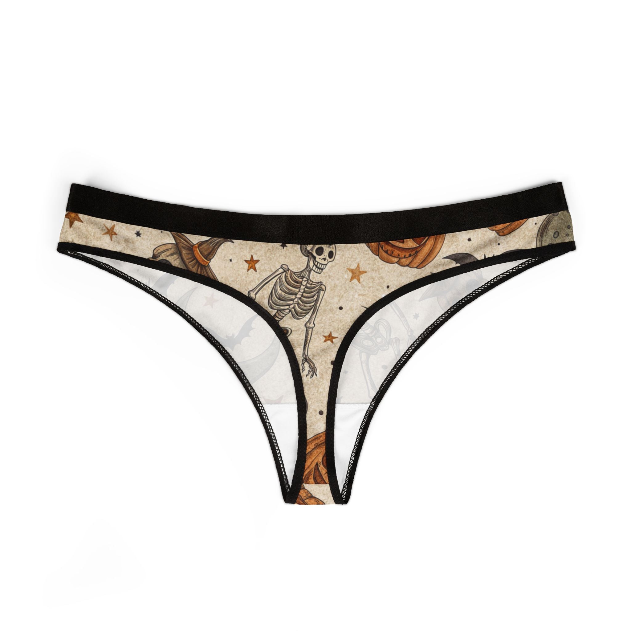 Women's thongs vintage halloween