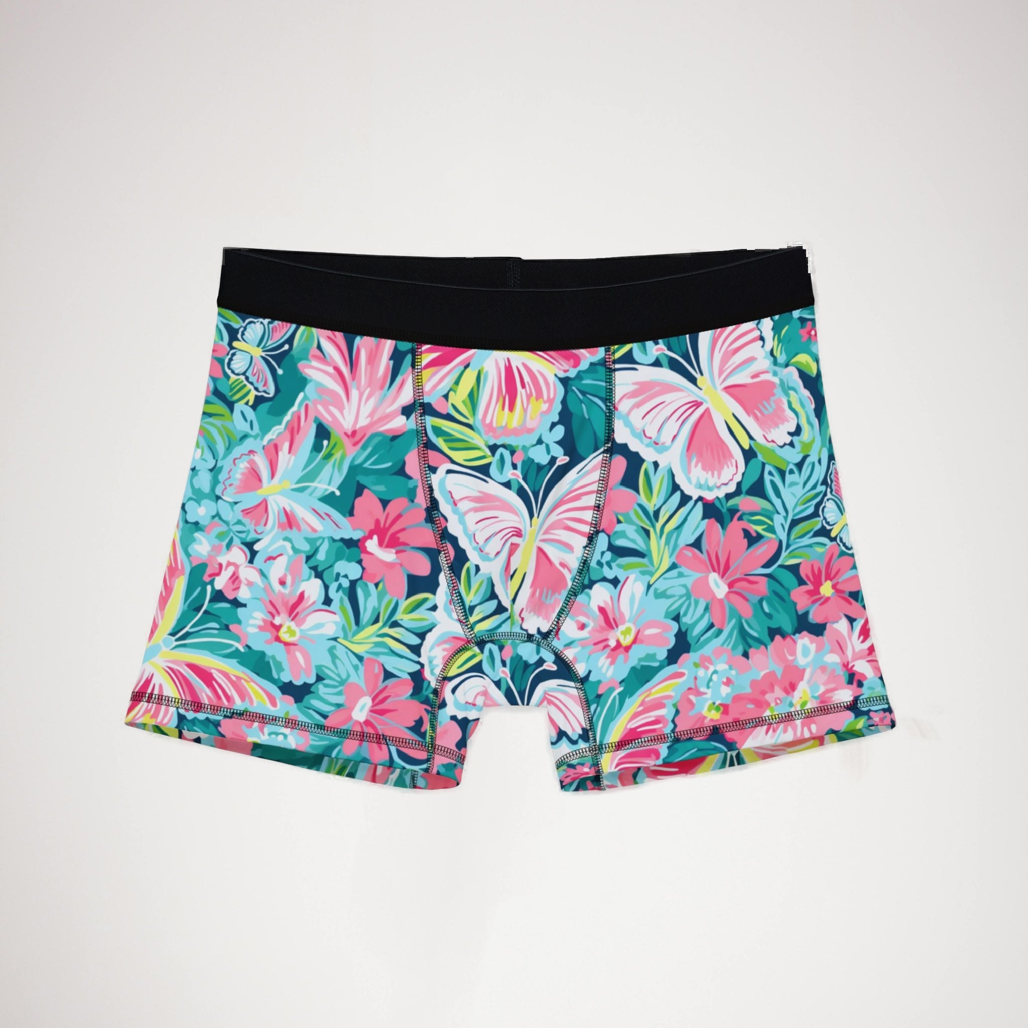 Men's boxers preppy butterflies
