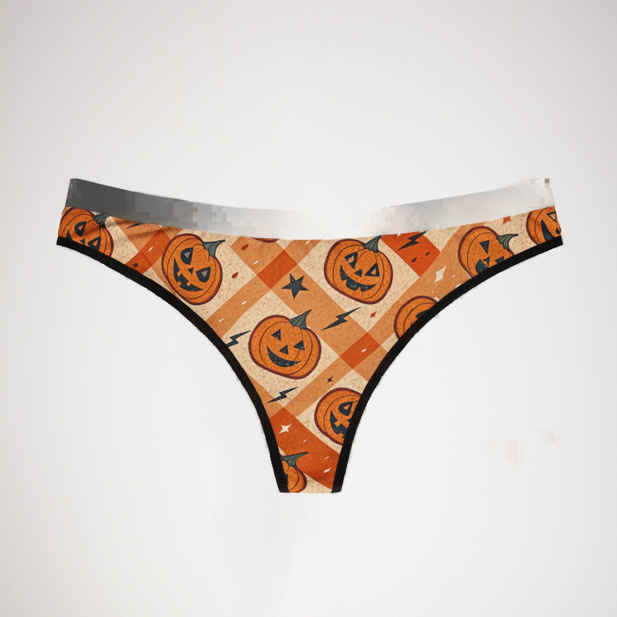 Women's thongs retro halloween