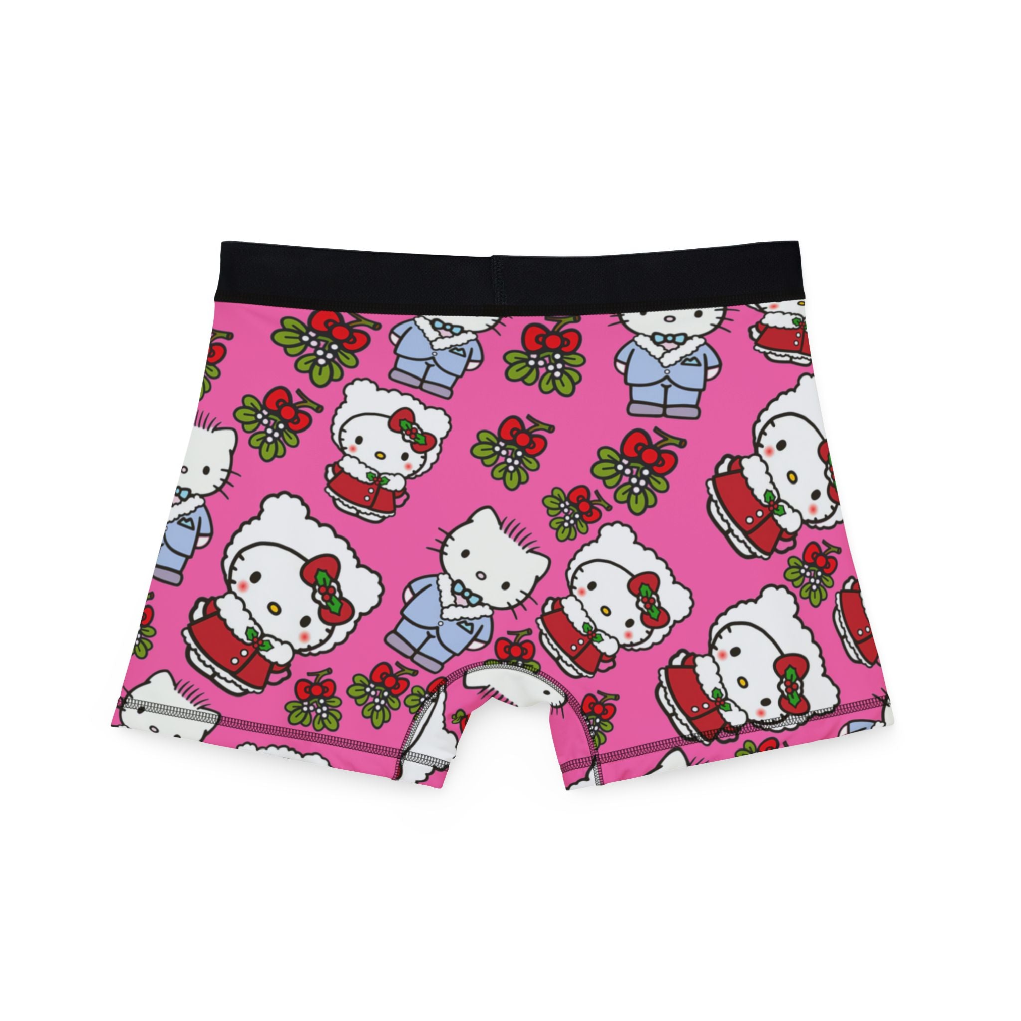 Men's boxers kitty wedding valentine pink