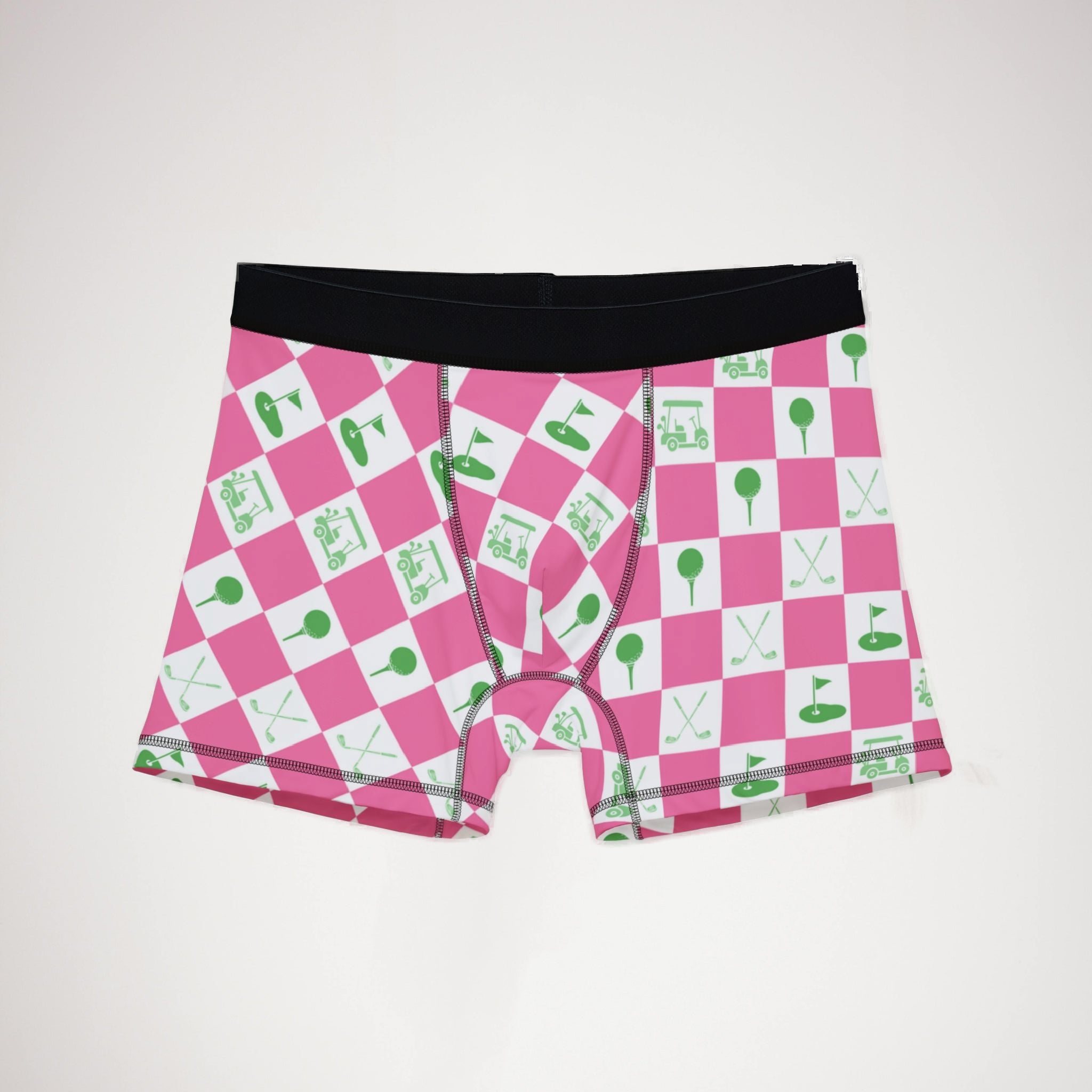 Men's boxers pink golf