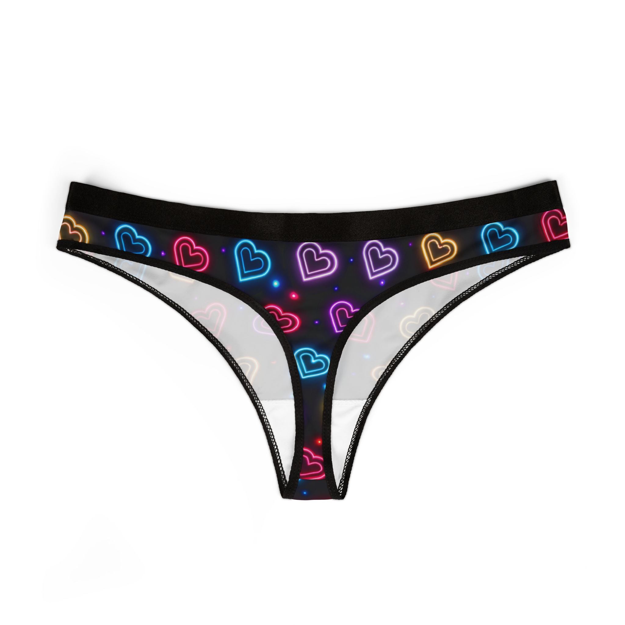 Women's thongs valentine digital