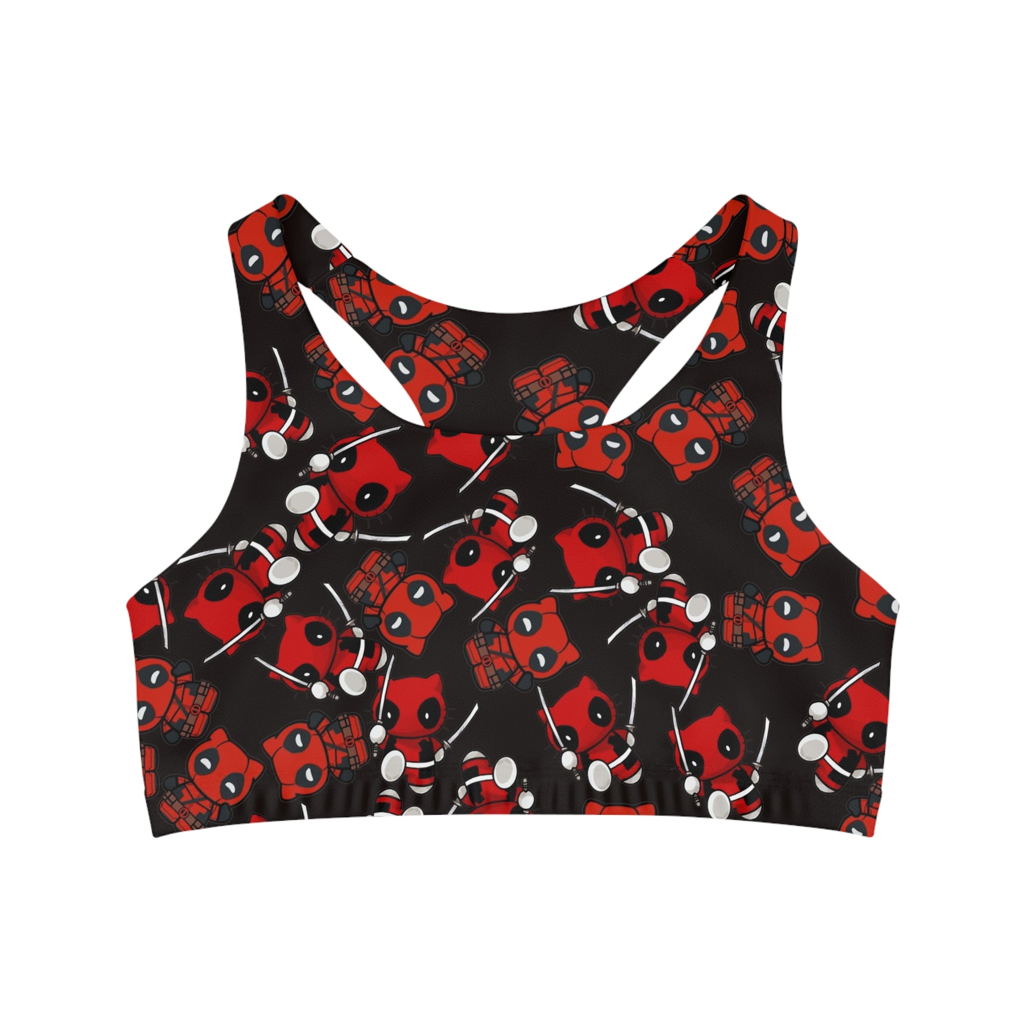 Sports bra kitty deadpool black