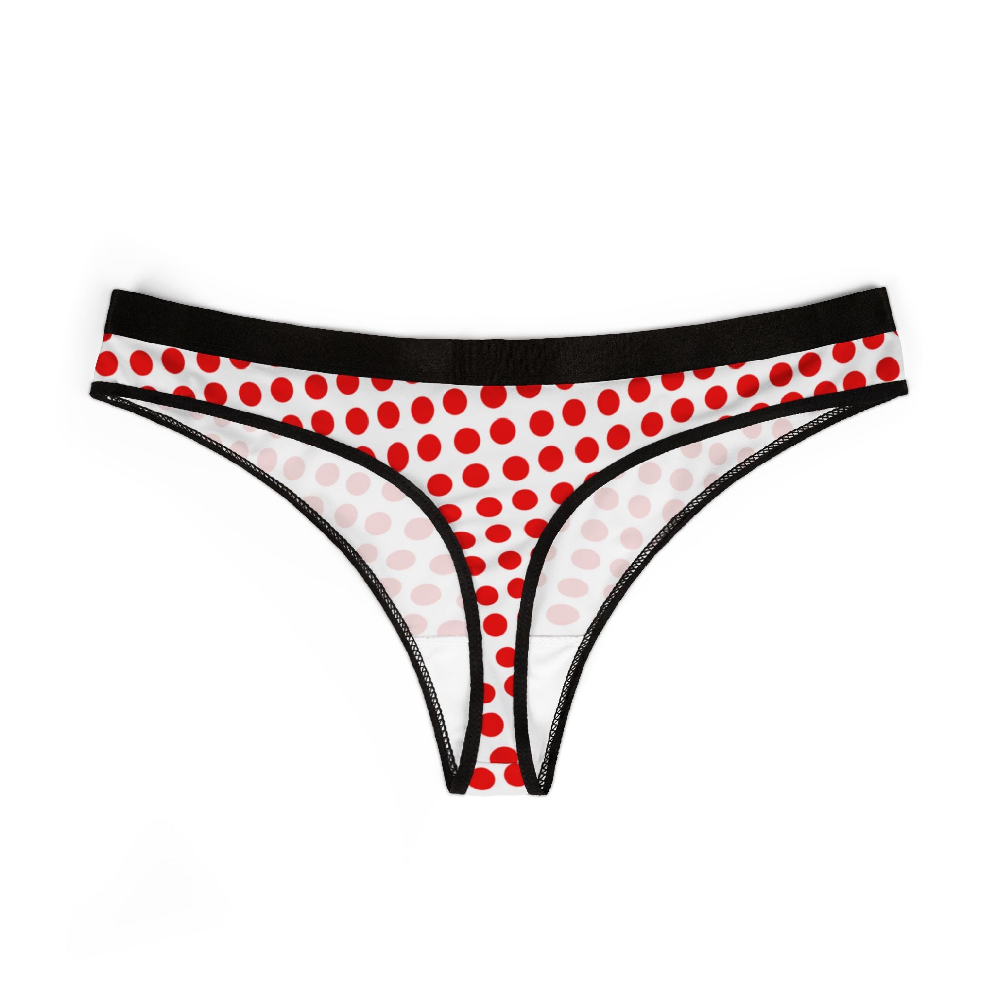 Women's thongs ladybug seamless