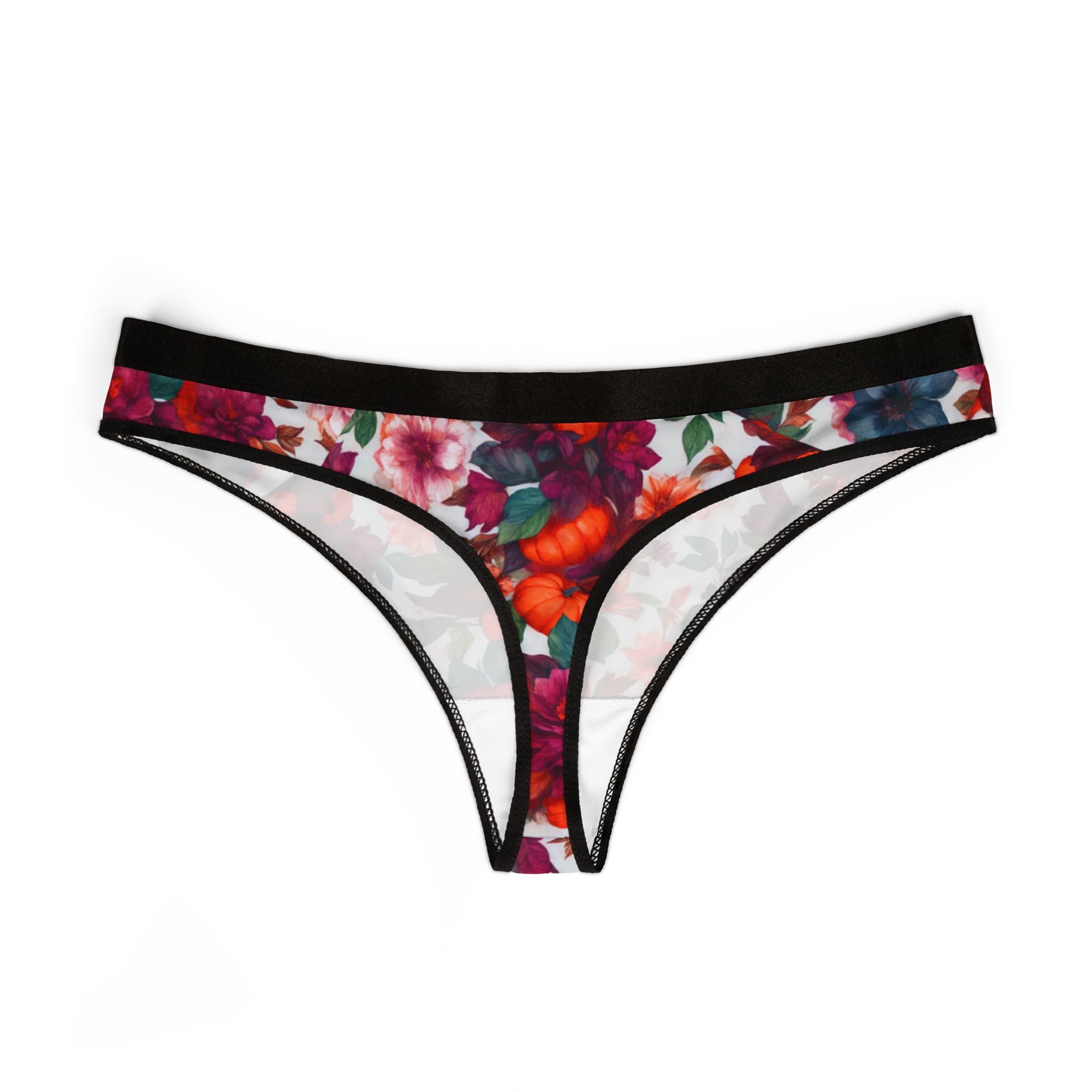 Women's thongs floral fall beautiful