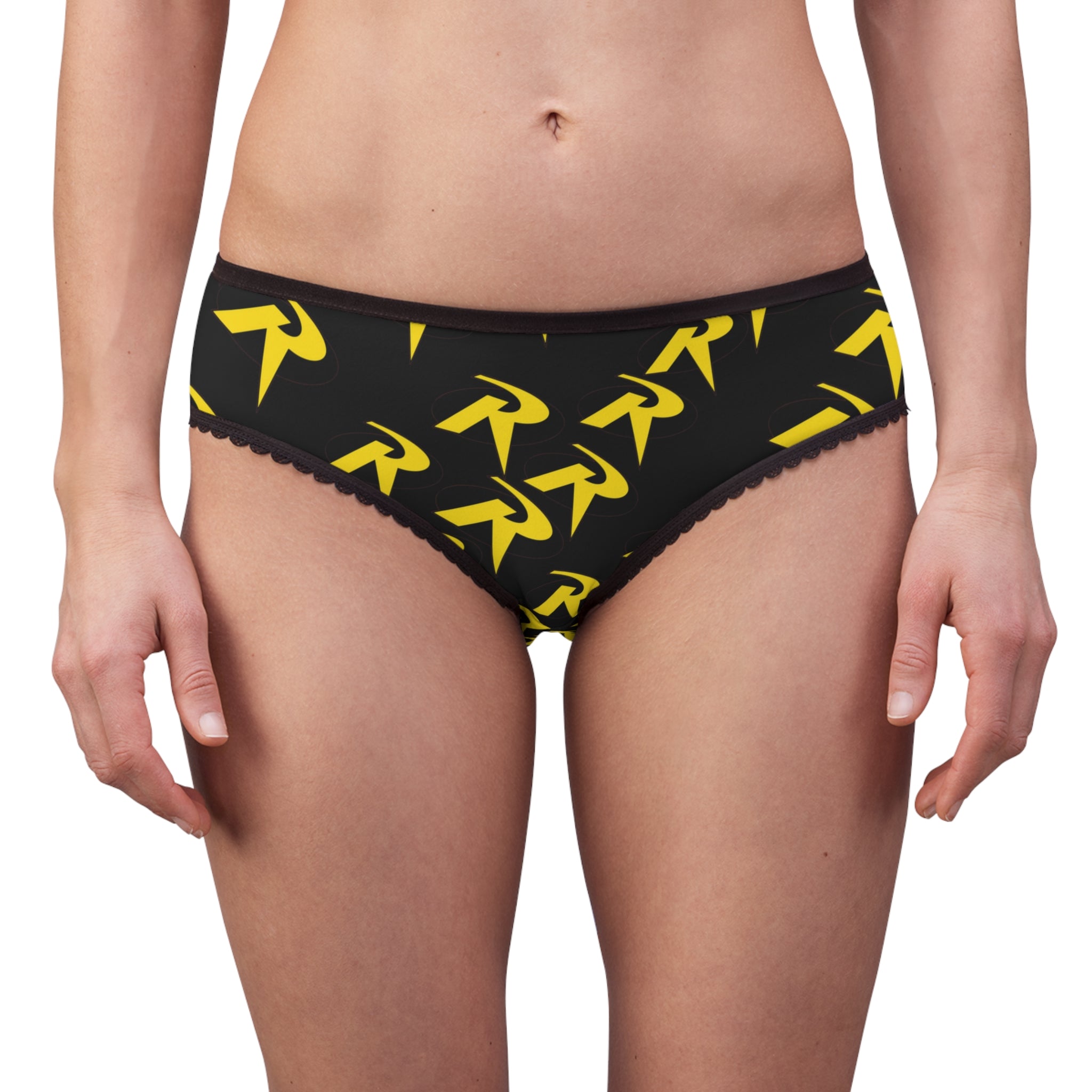 Women's briefs robin symbol black