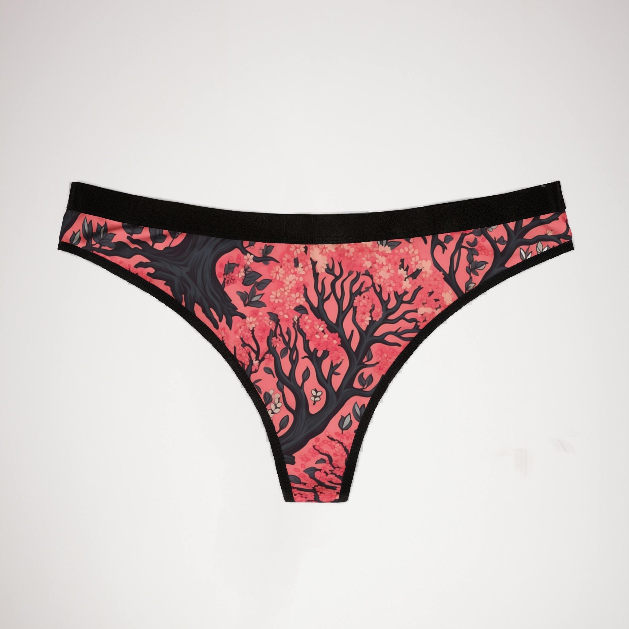Women's thongs pink valentine