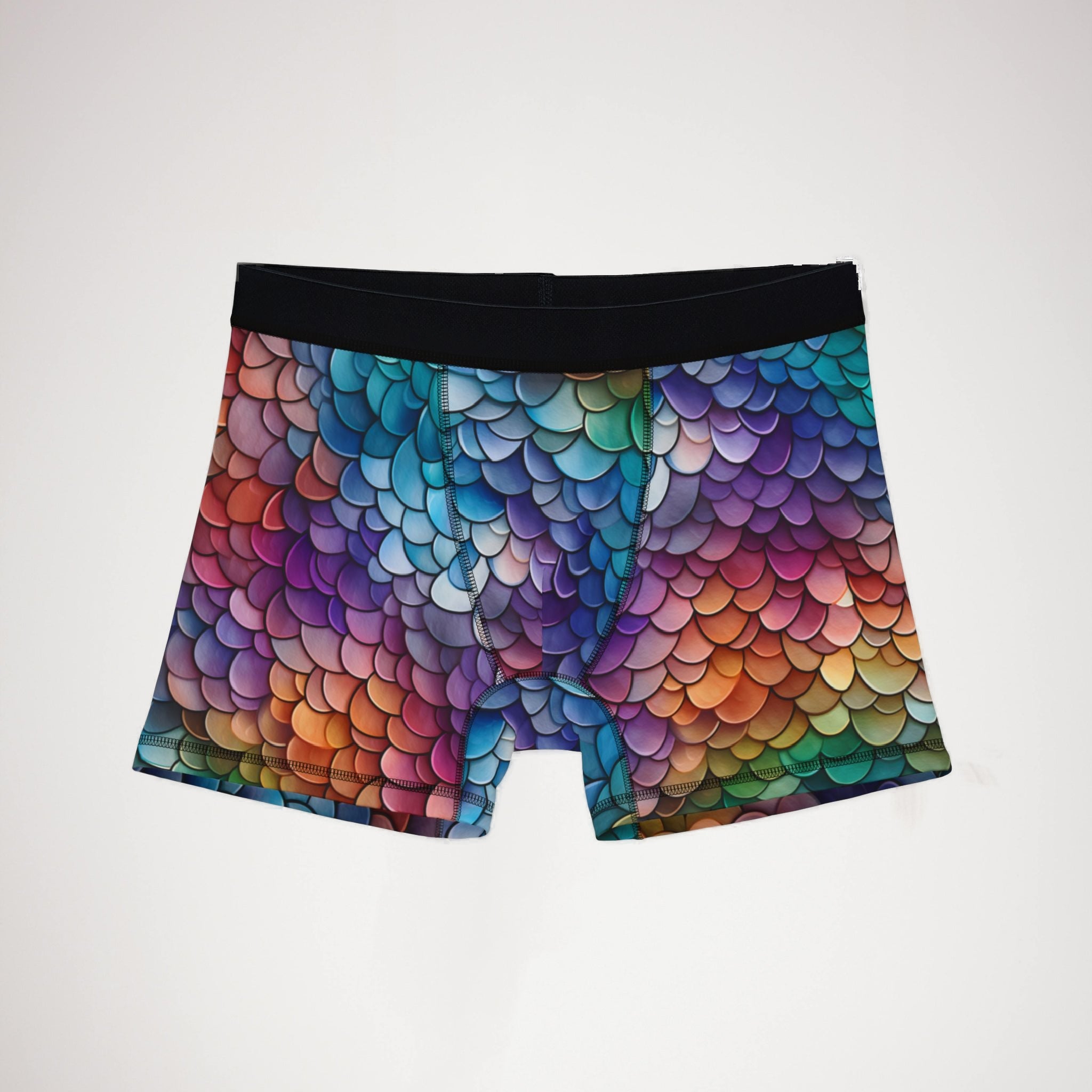 Men's boxers mermaid scales