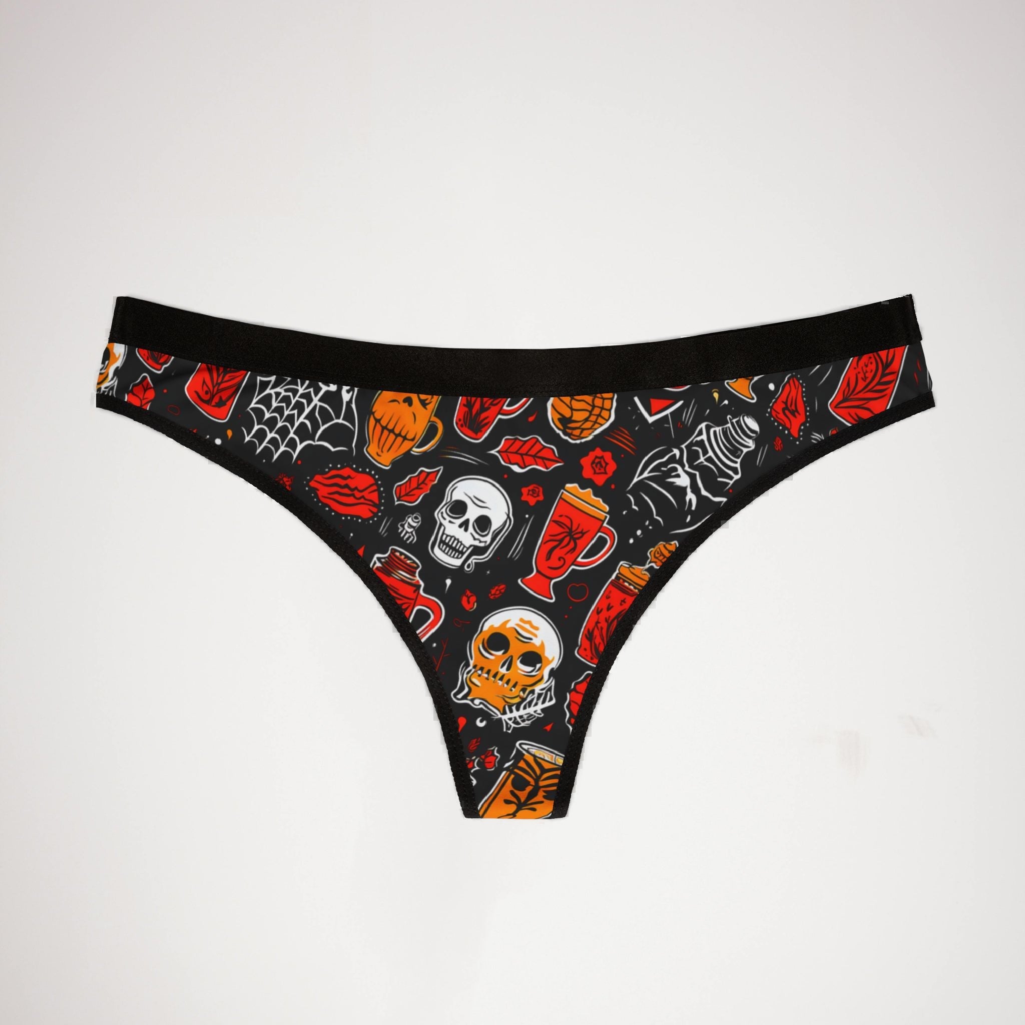 Women's thongs halloween crazy extra