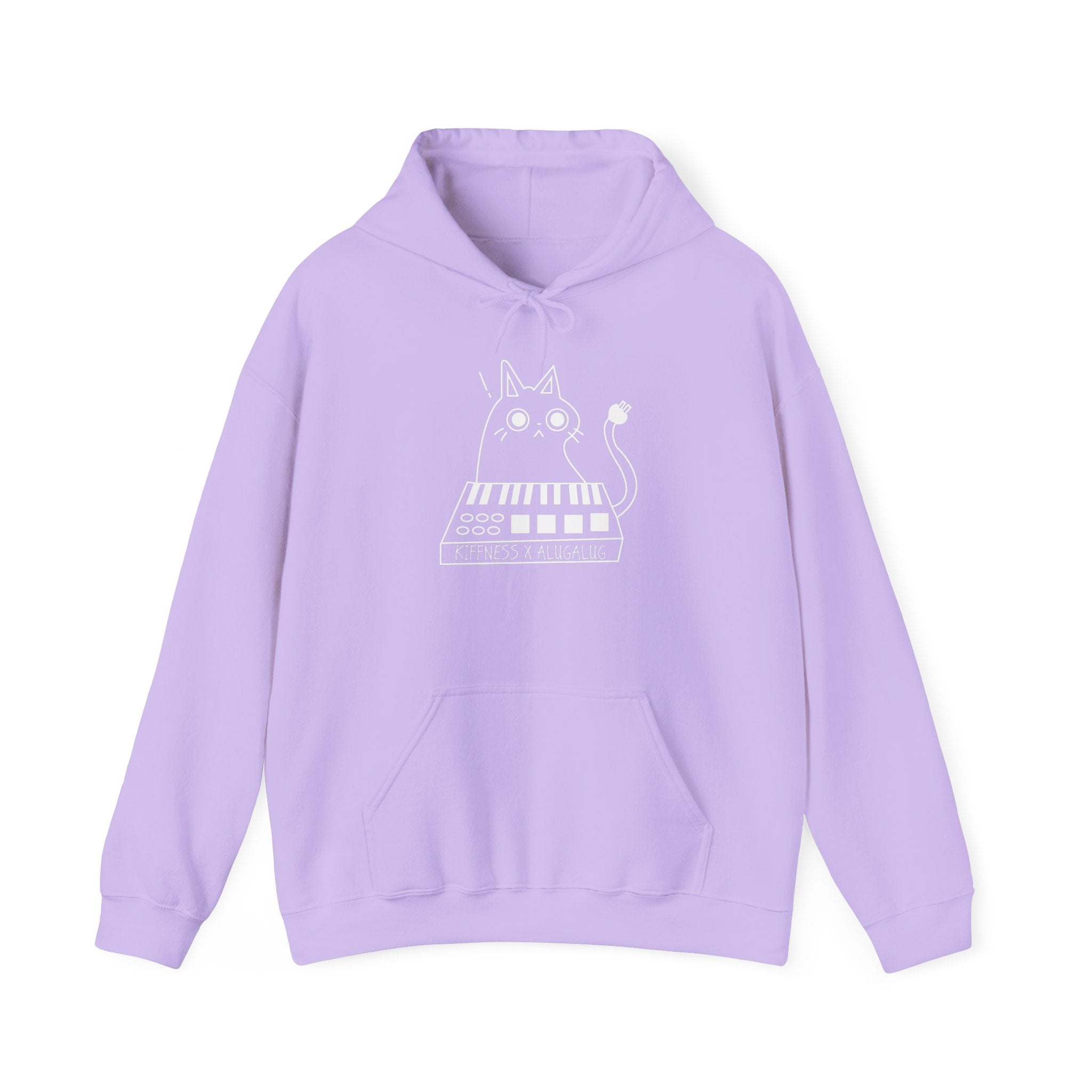 Unisex Eating the cats, the kiffness x alugalug cat Hooded Sweatshirt