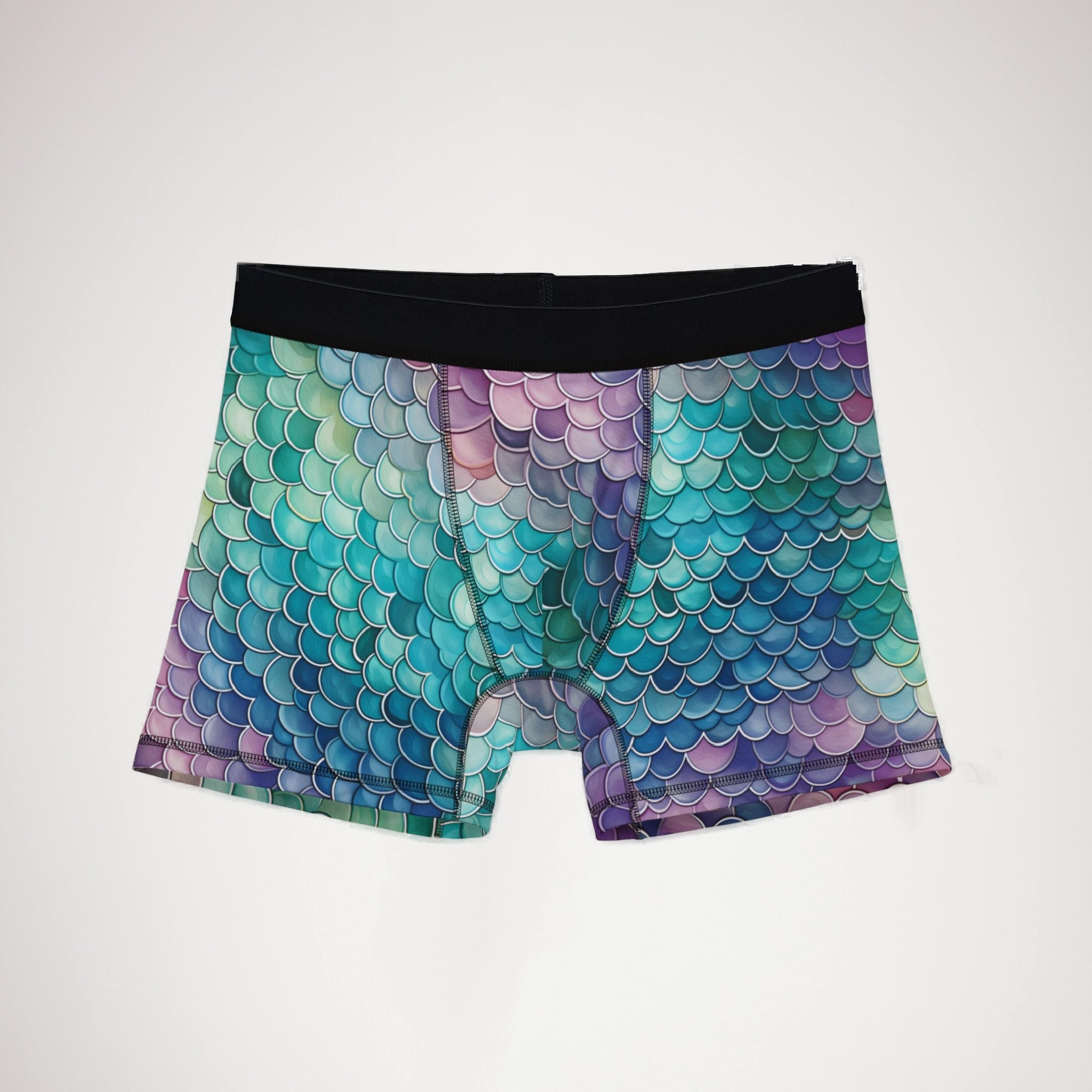 Men's boxers mermaid scales
