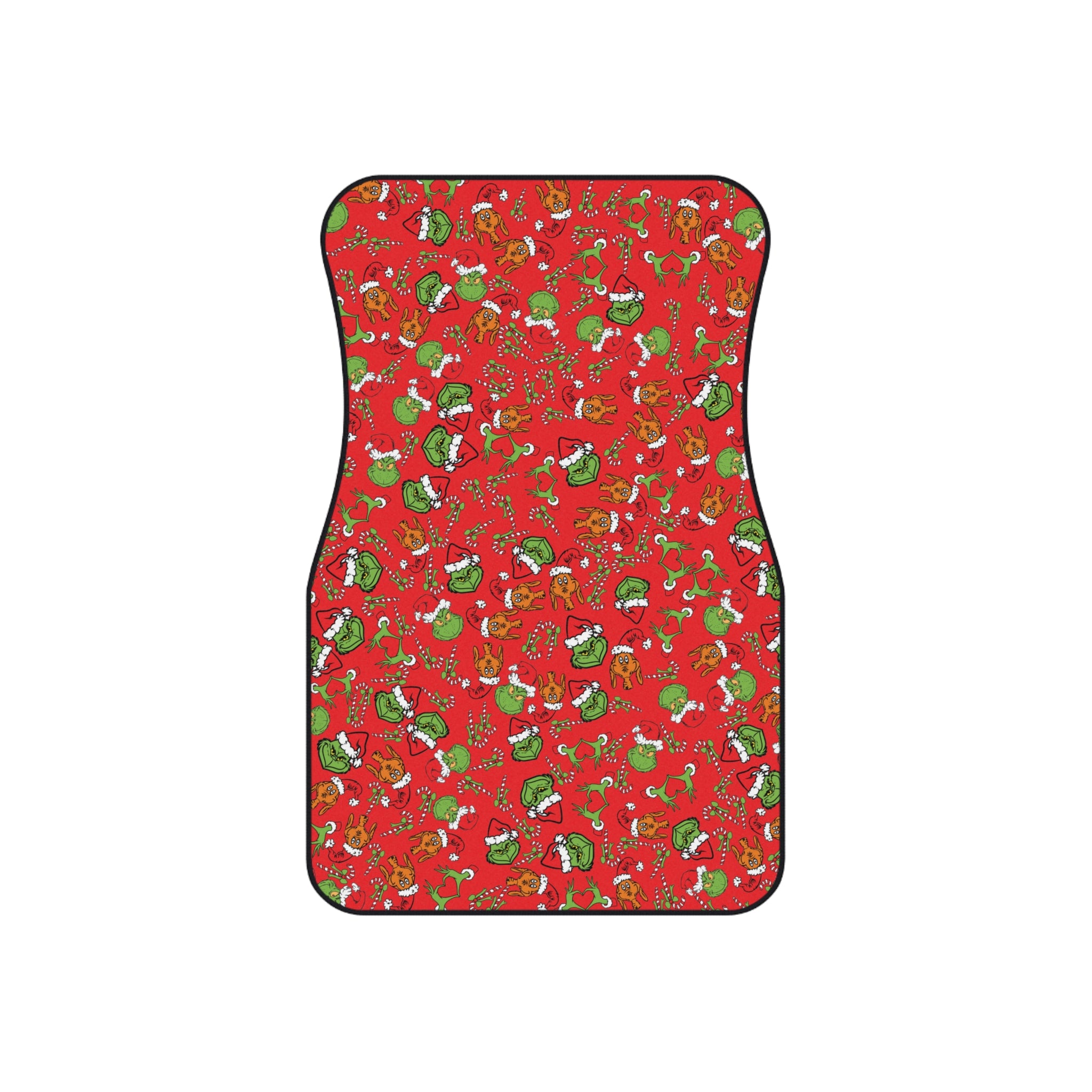 Car mats (set of 4) grinch Noel Christmas red