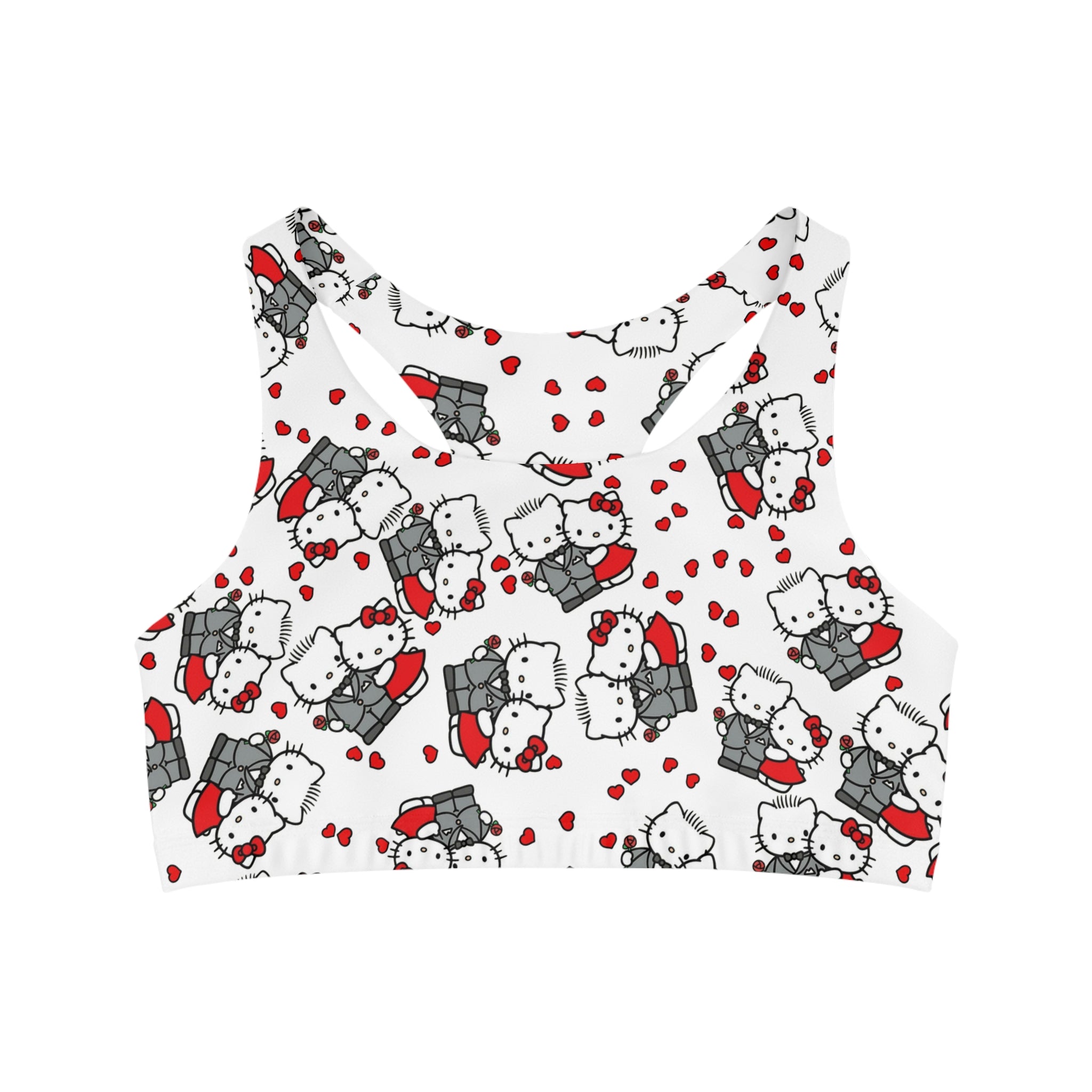 Sports bra kitty wedding anniversary white