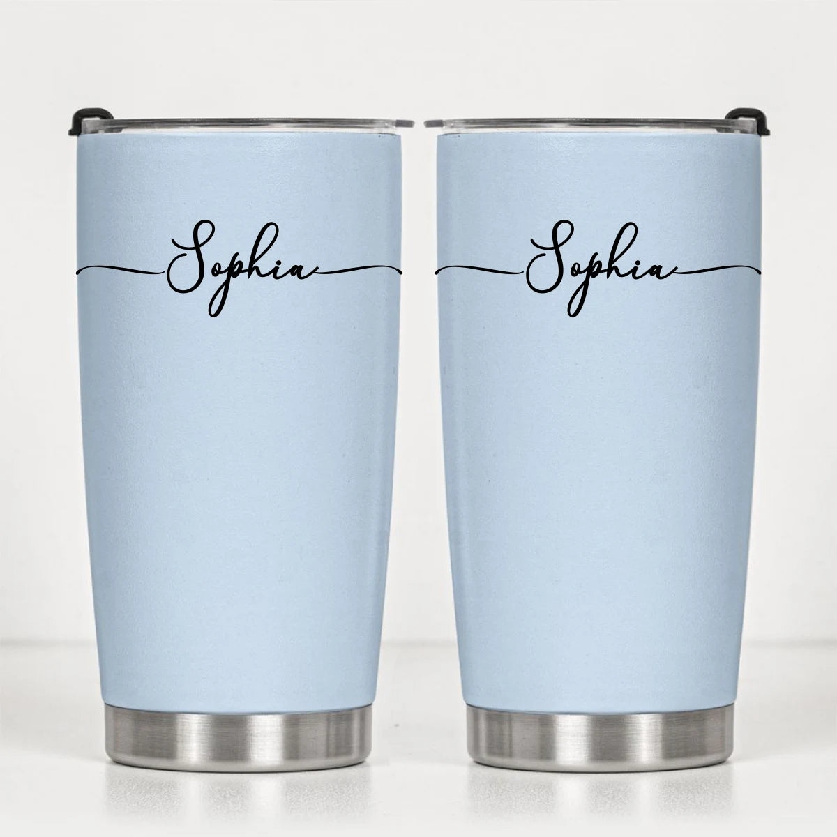 Personalized custom name birth flower birthday gift for her sisters daughter friends coworkers personalized tumbler mar8x460u