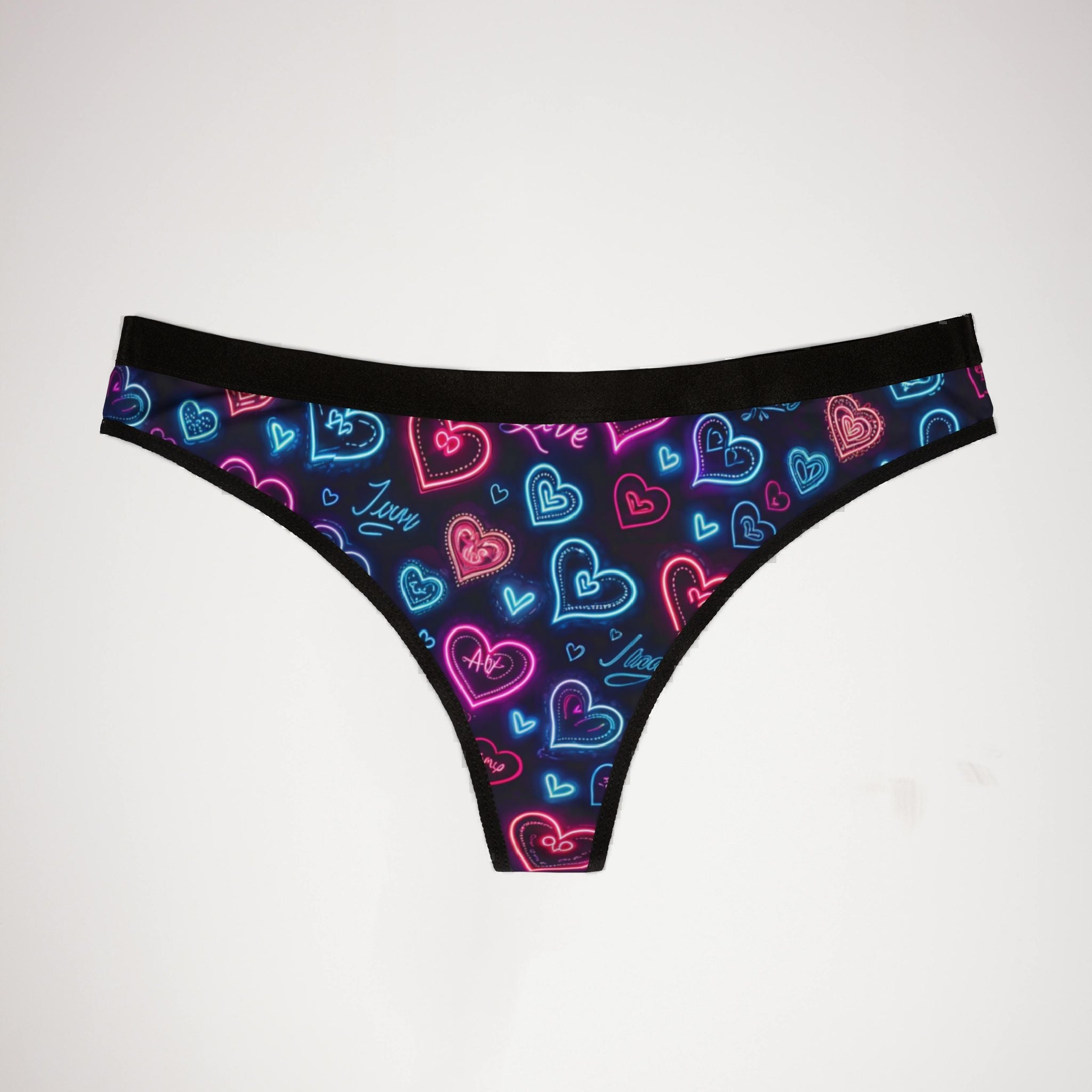 Women's thongs valentine digital extra