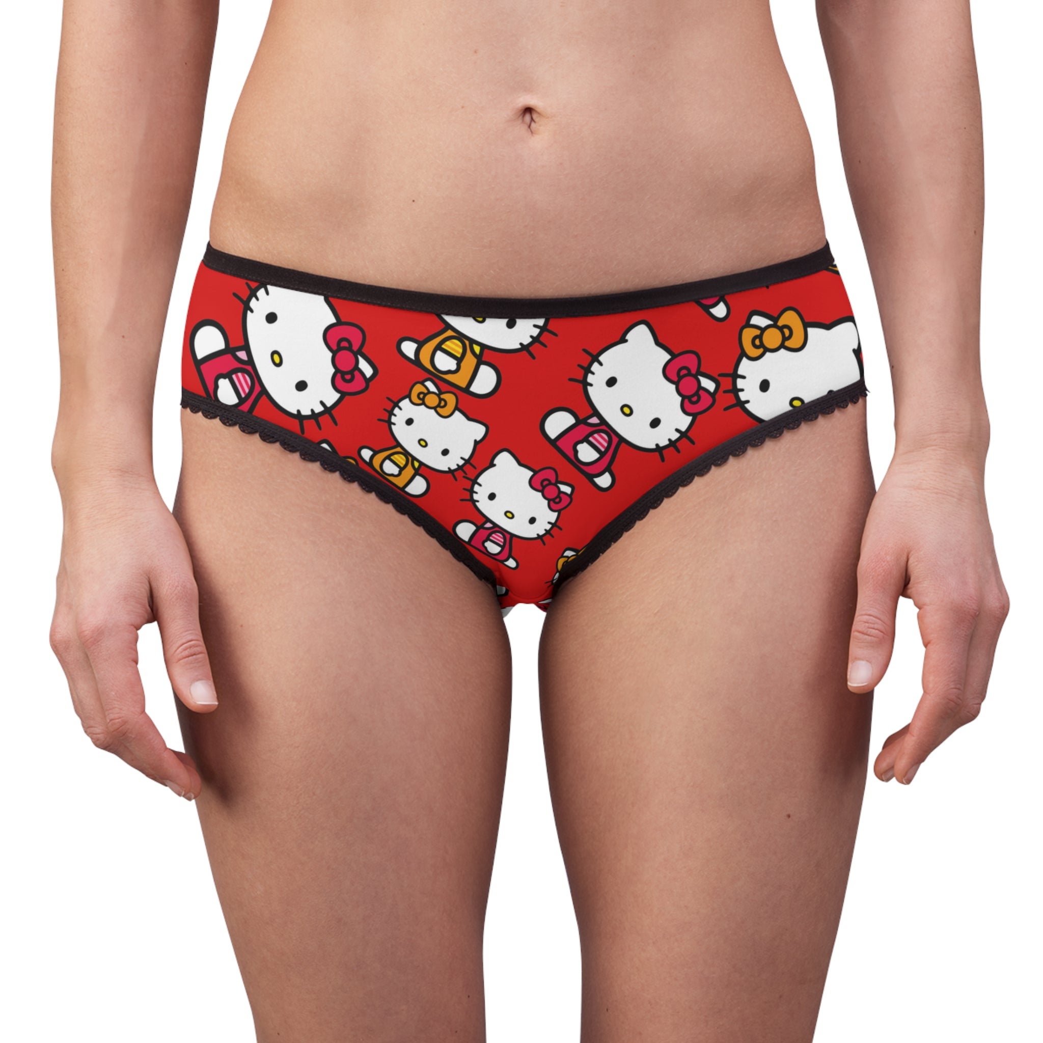 Women's briefs kitty two colors red