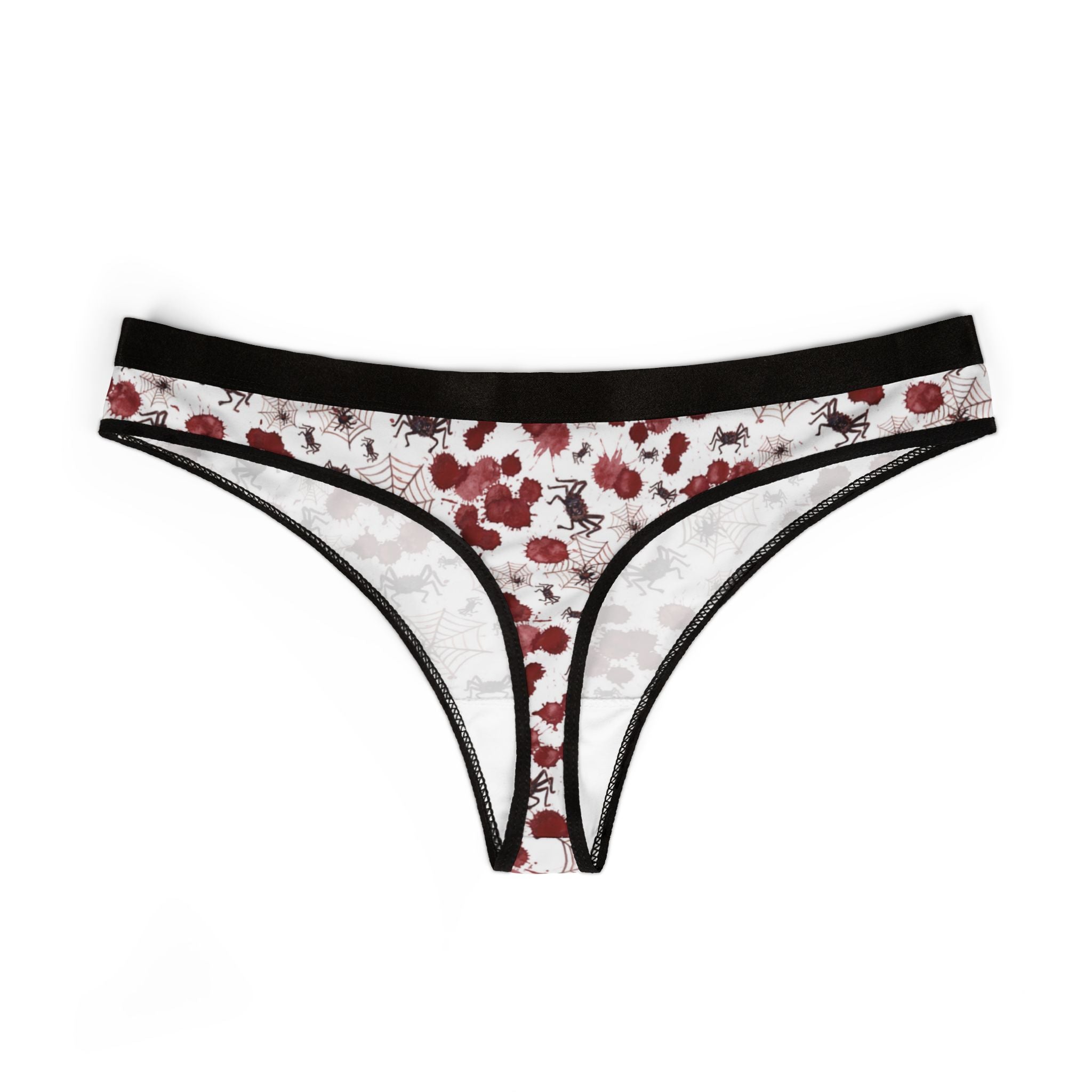 Women's thongs watercolor halloween