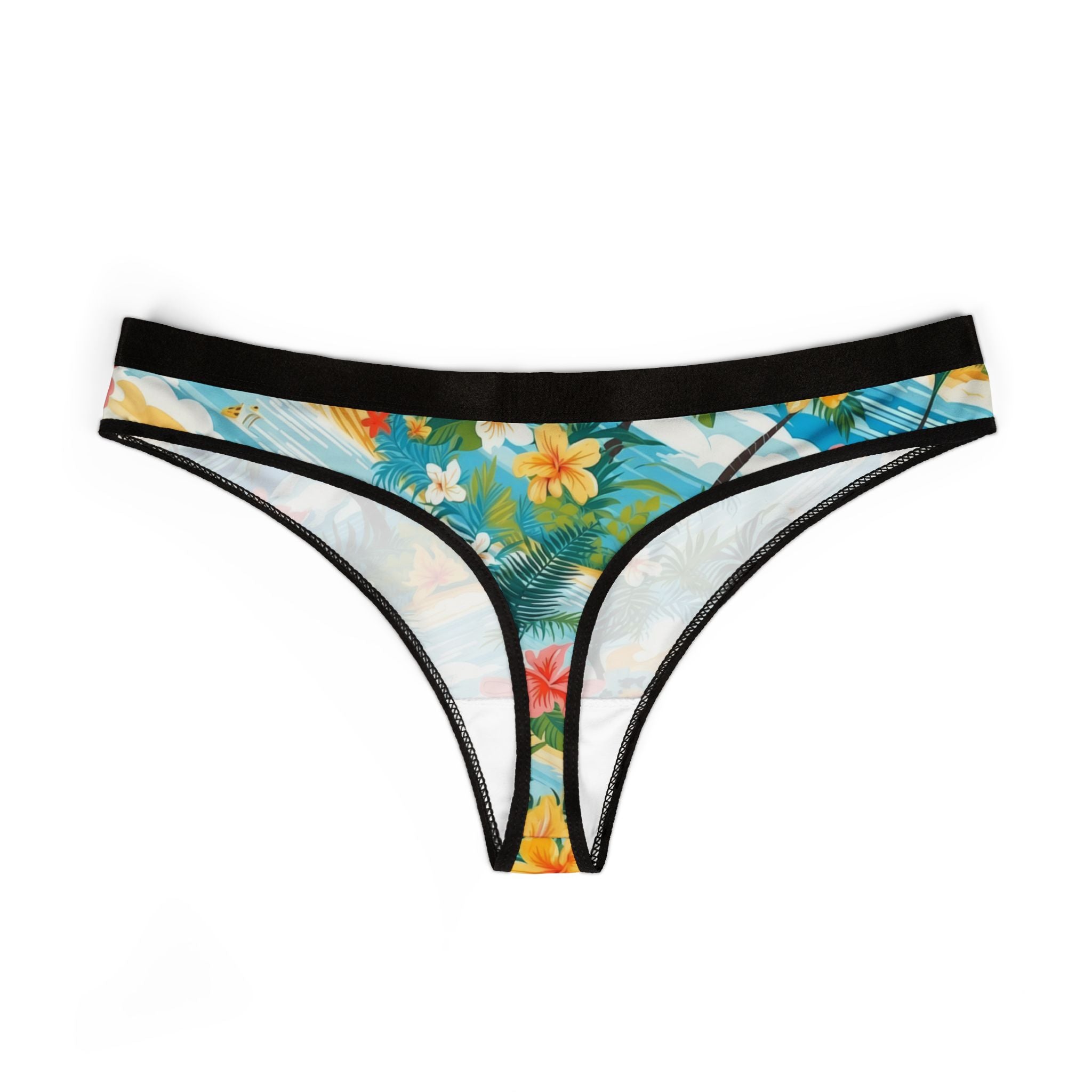 Women's thongs tropical summer beach