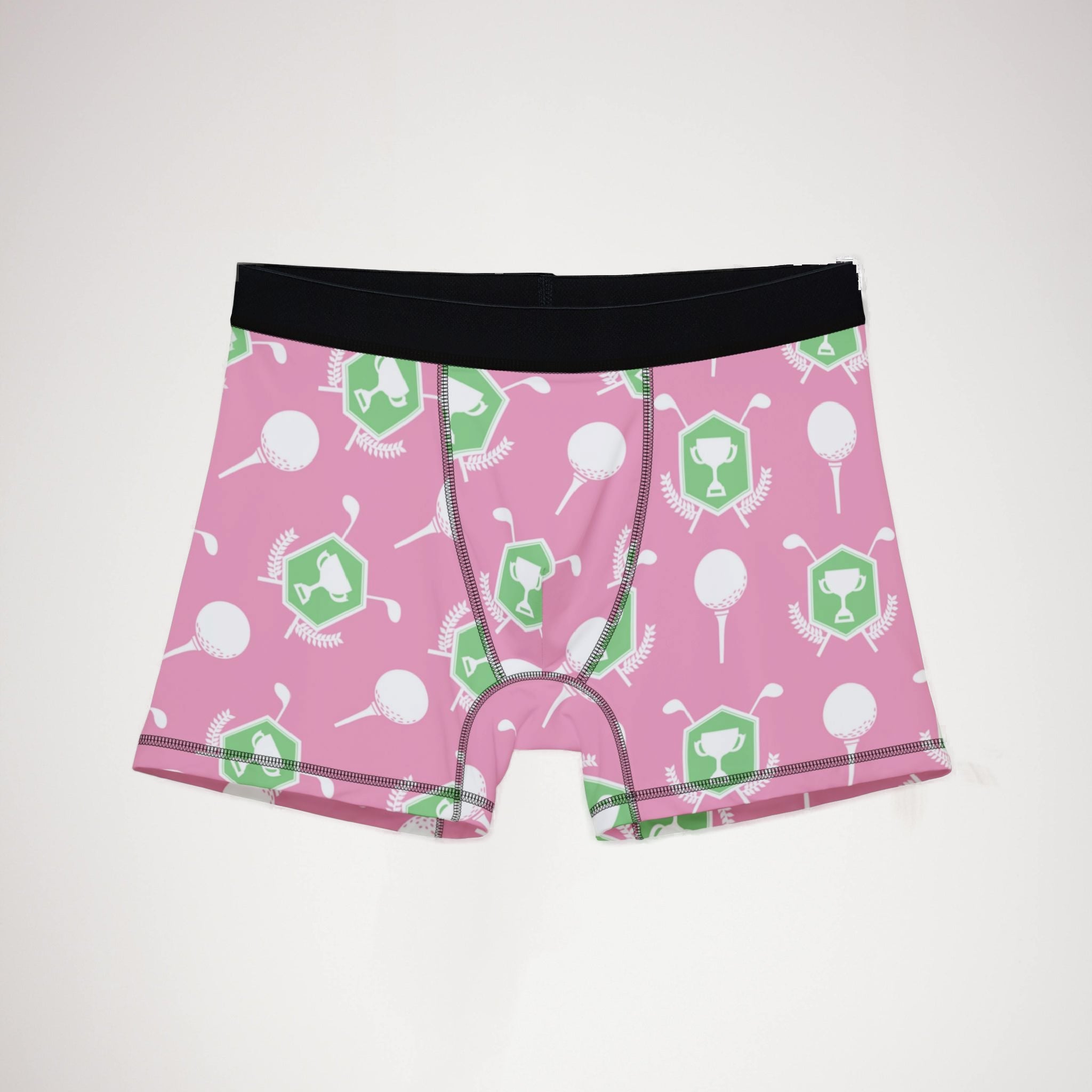 Men's boxers pink golf
