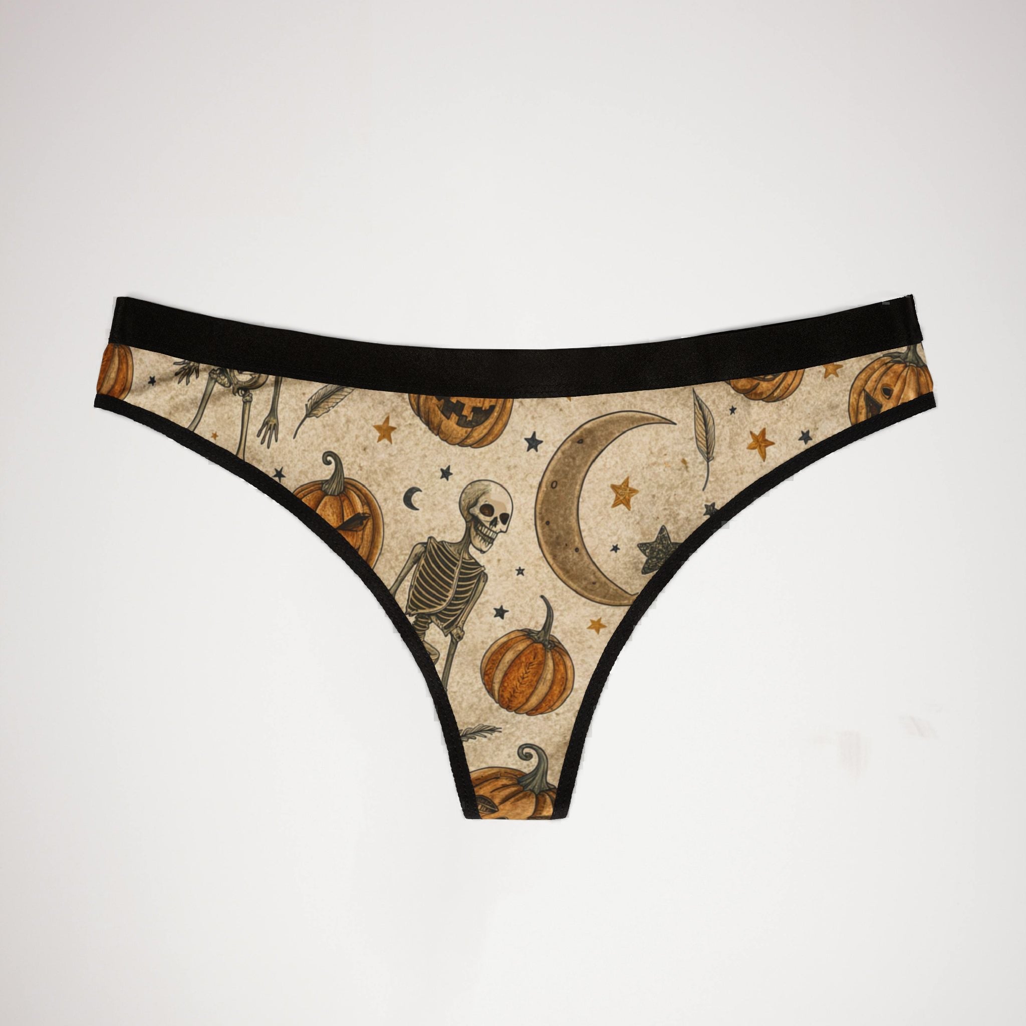 Women's thongs vintage halloween