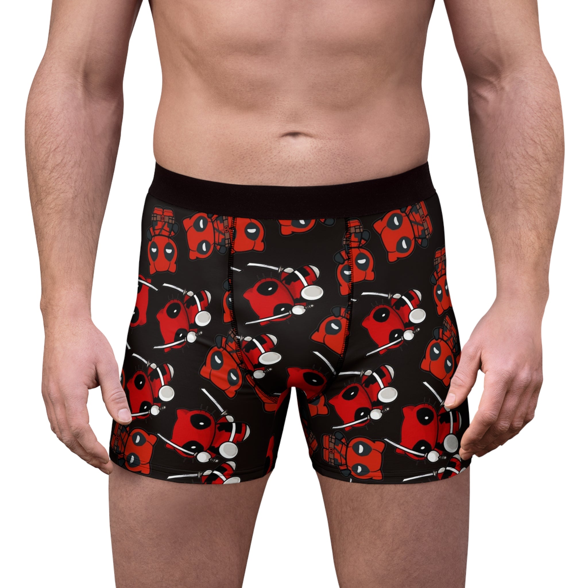 Men's boxer briefs kitty deadpool black