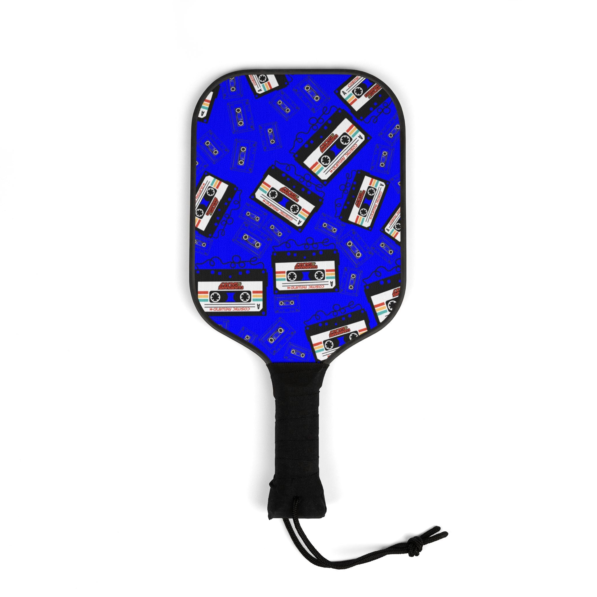 Pickleball kit (2 paddles + 2 balls + transparent bag) Cosmic Rewind Cassette blue