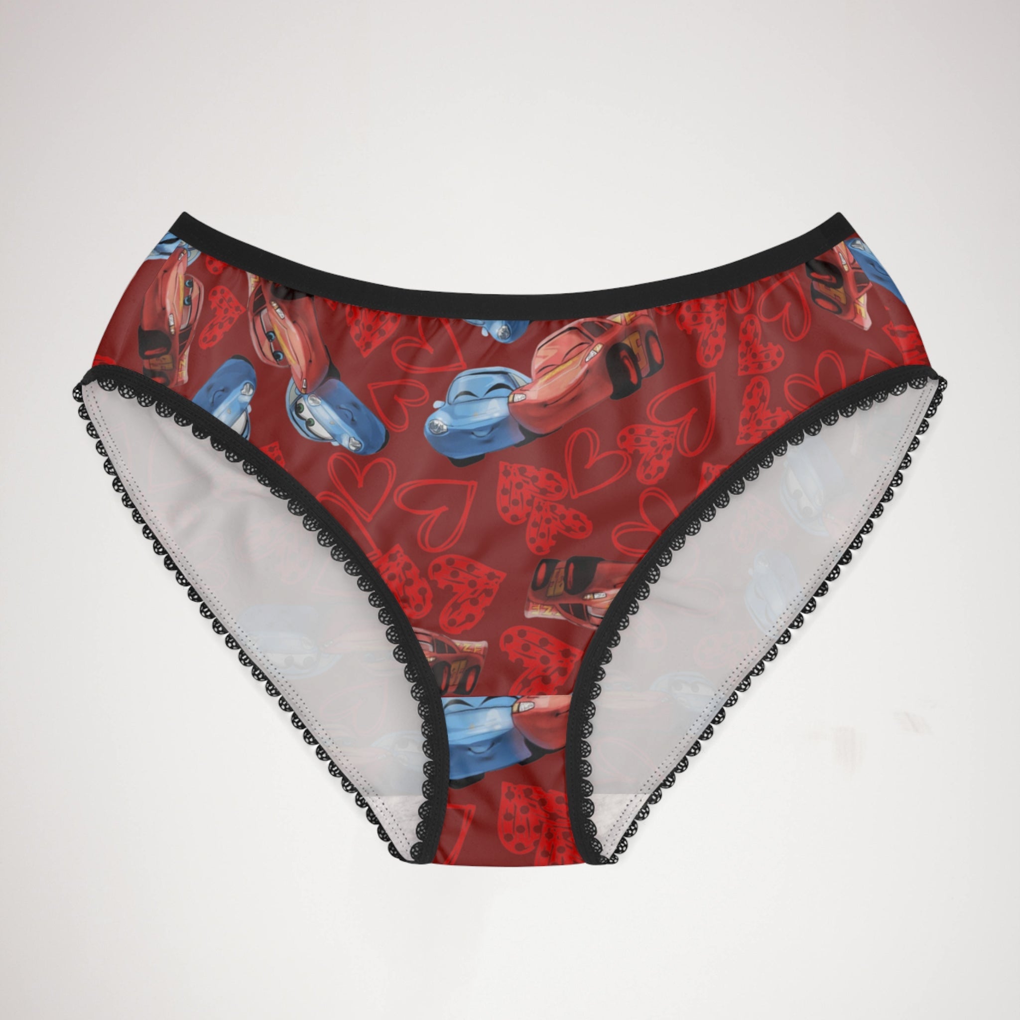 Women's briefs mcqueen couples hearts red