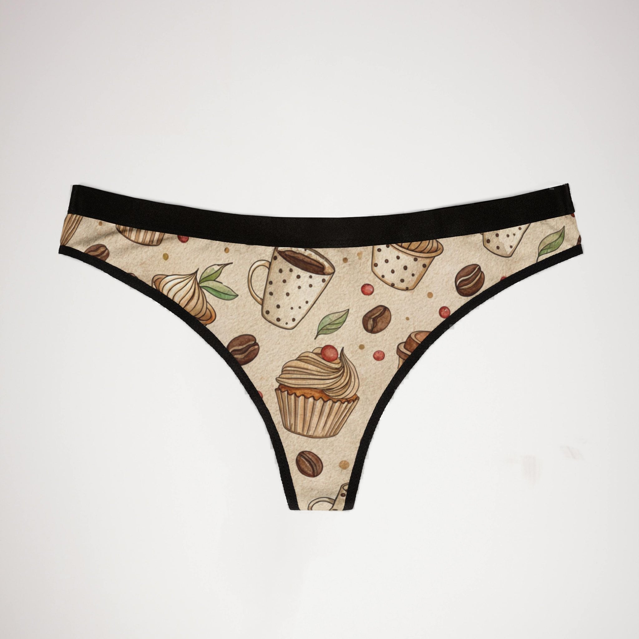 Women's thongs coffee