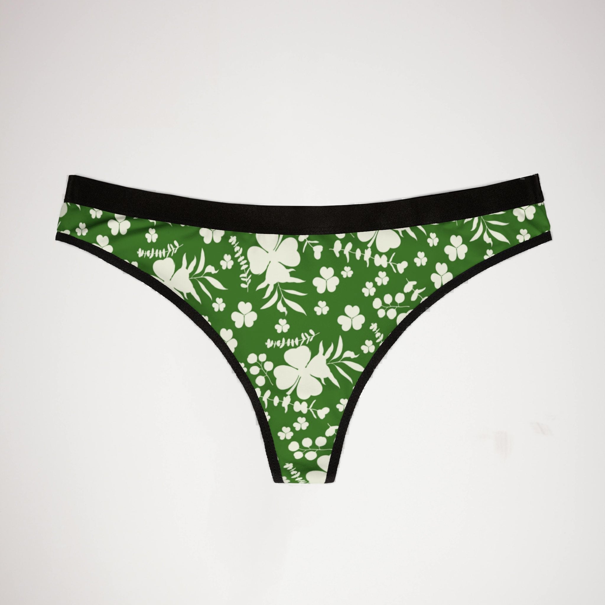 Women's thongs autumn leaves