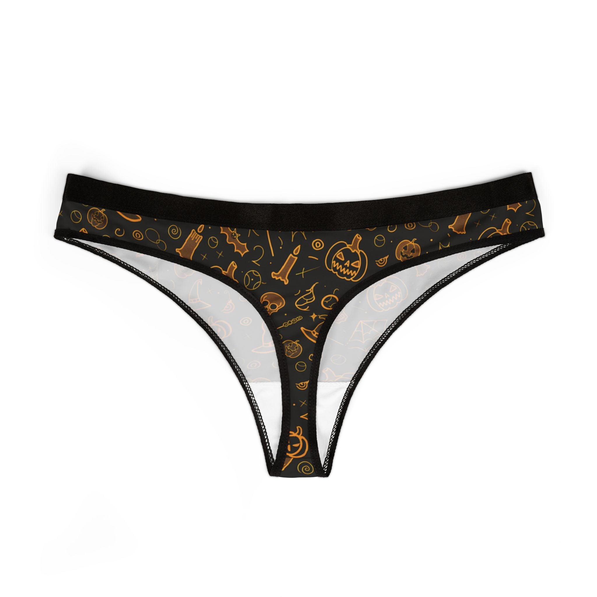 Women's thongs halloween doodle