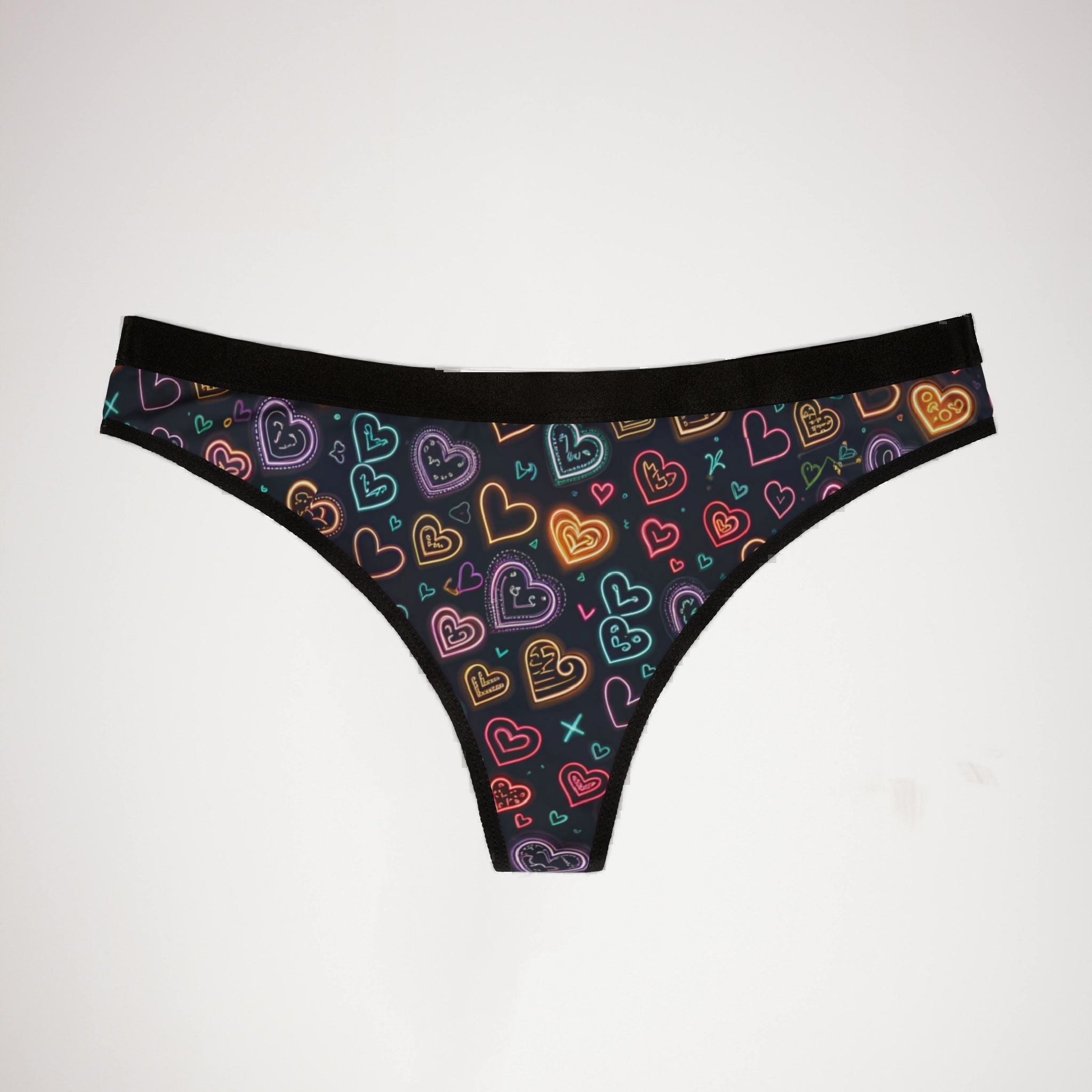Women's thongs valentine digital extra