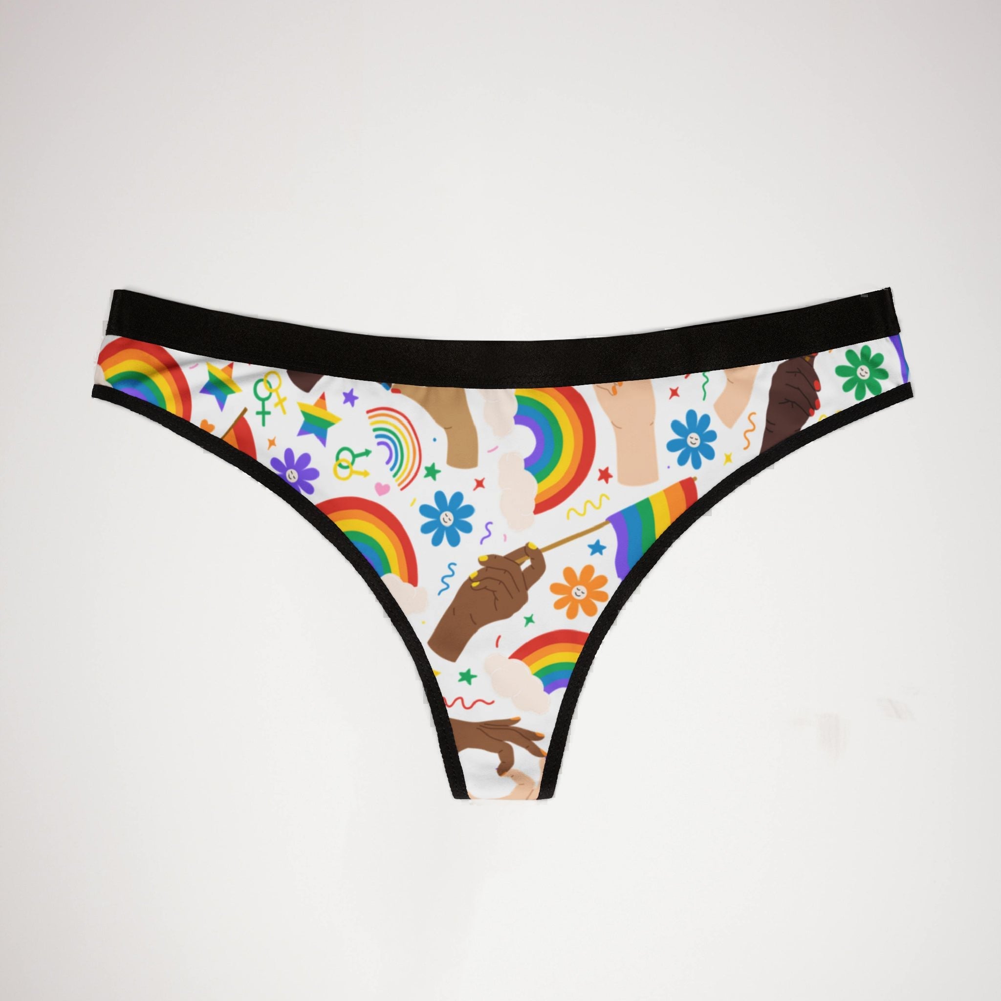 Women's thongs pride month extra