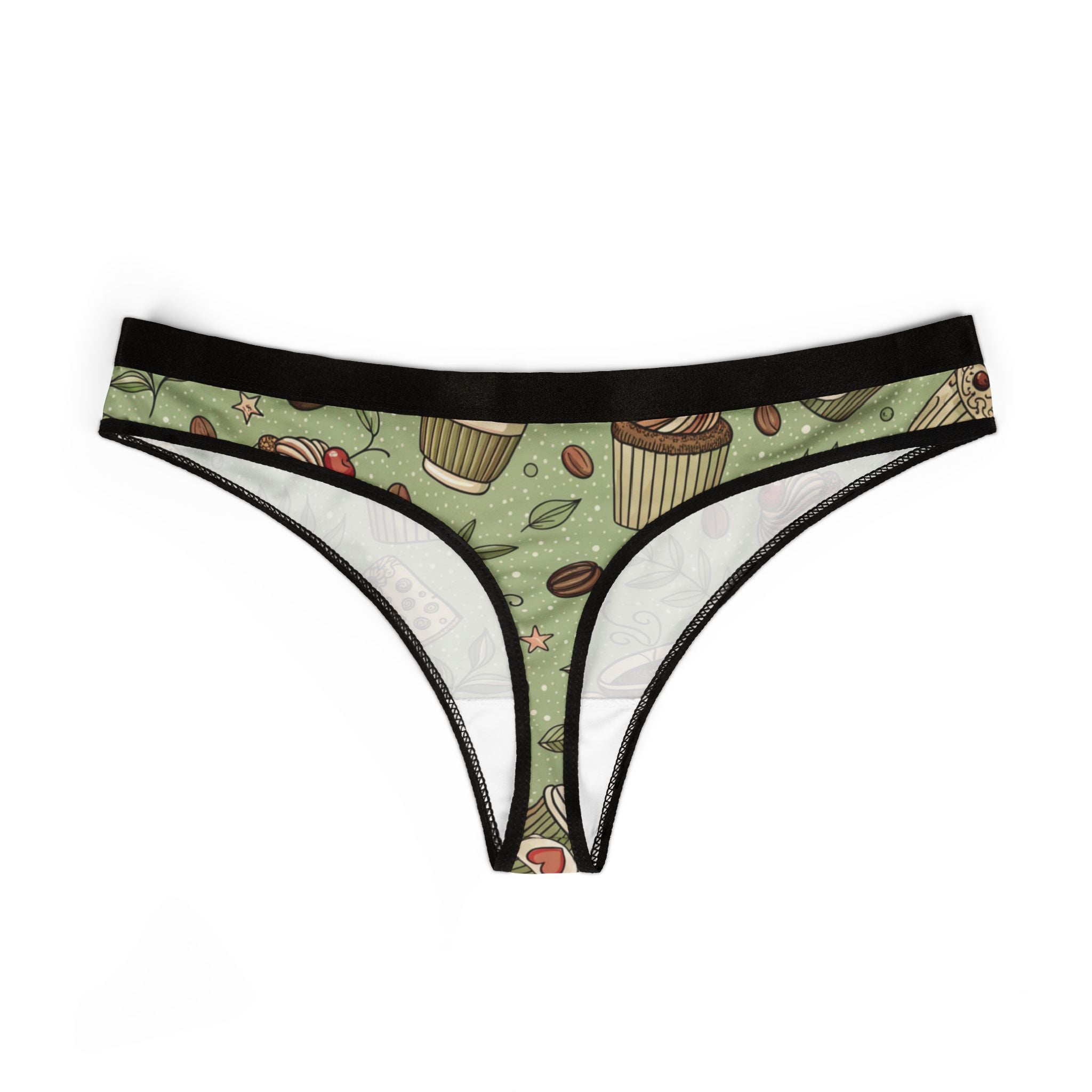 Women's thongs coffee one