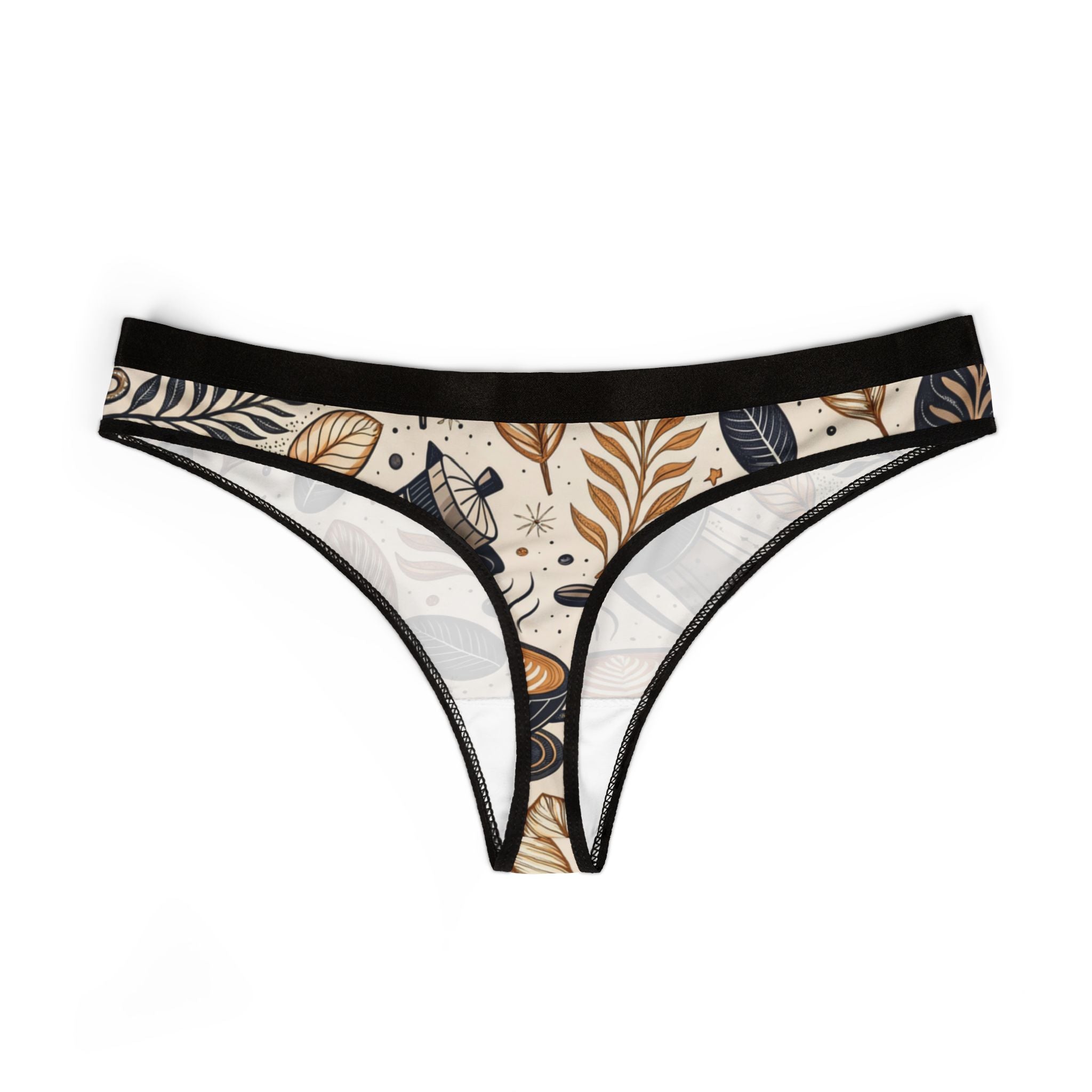 Women's thongs coffee two
