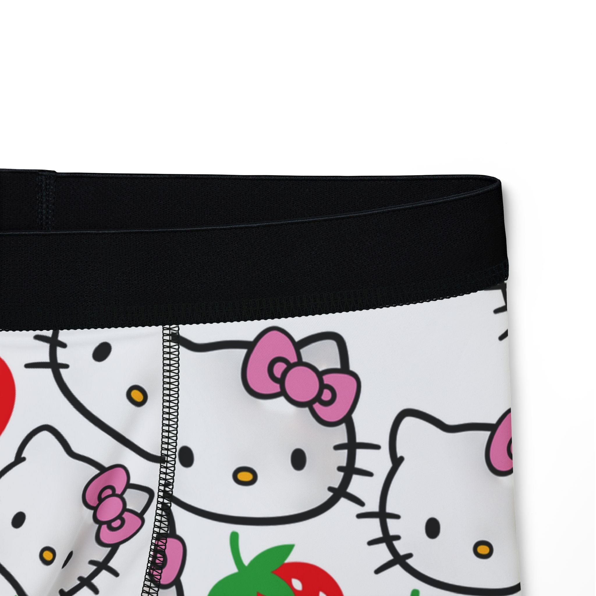 Men's boxers kitty strawberry white