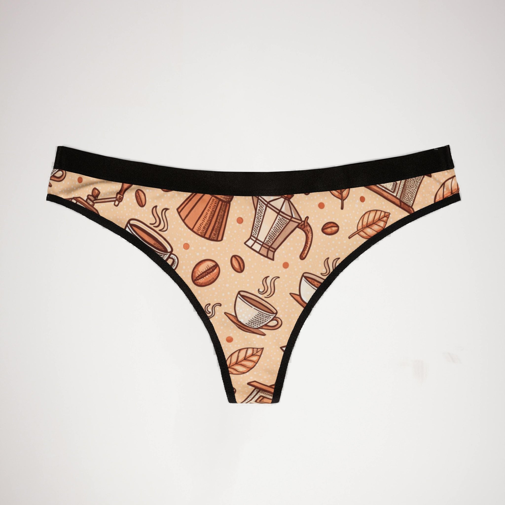 Women's thongs coffee