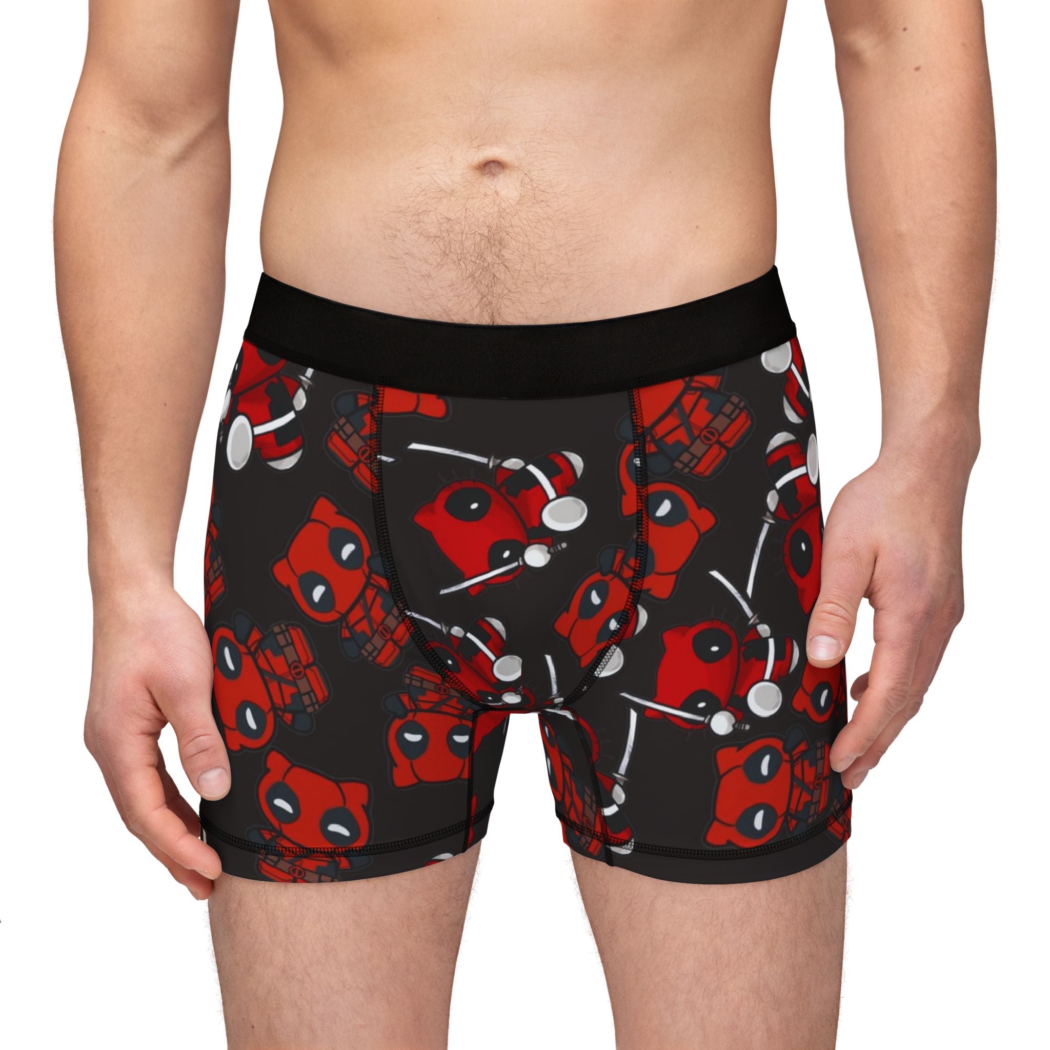 Men's boxers kitty deadpool black