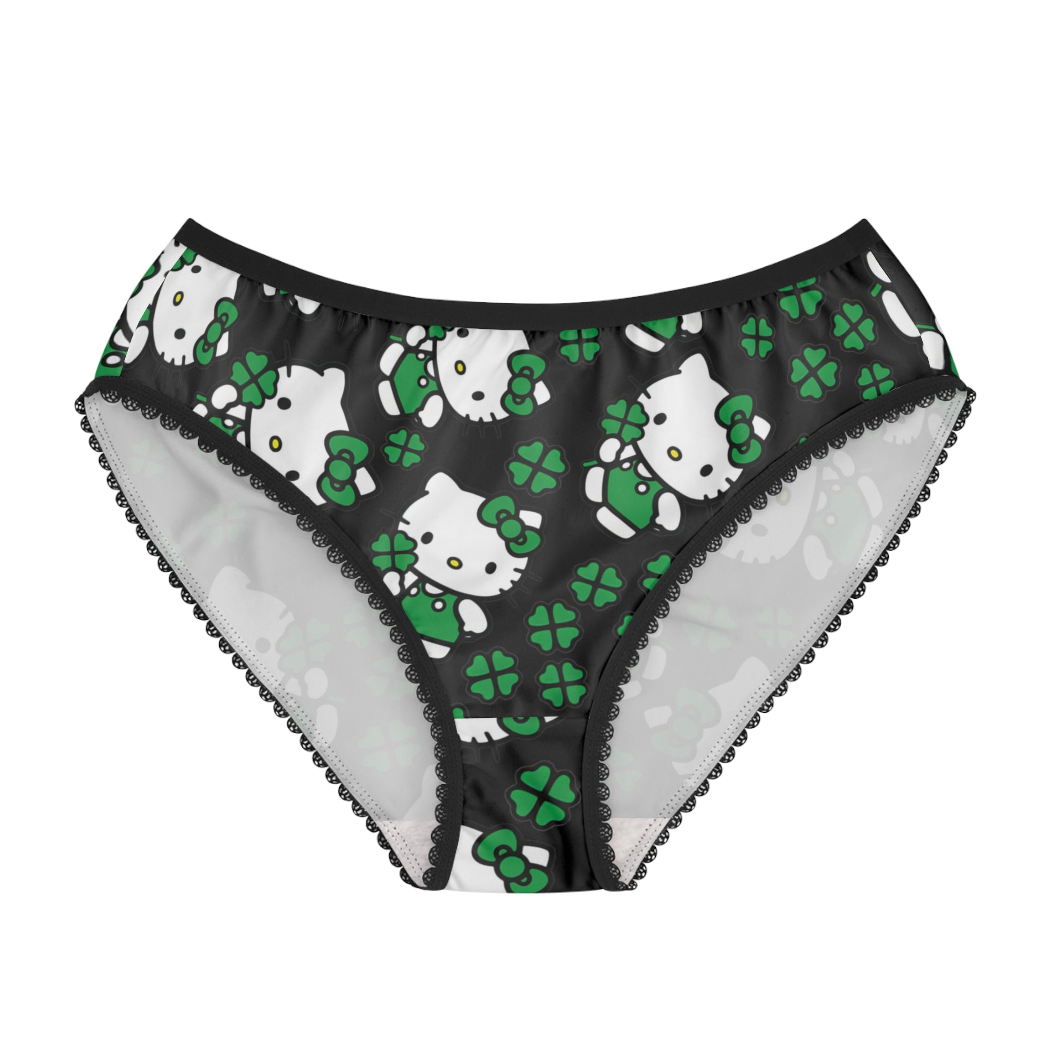 Women's briefs kitty saint patrick lucky black