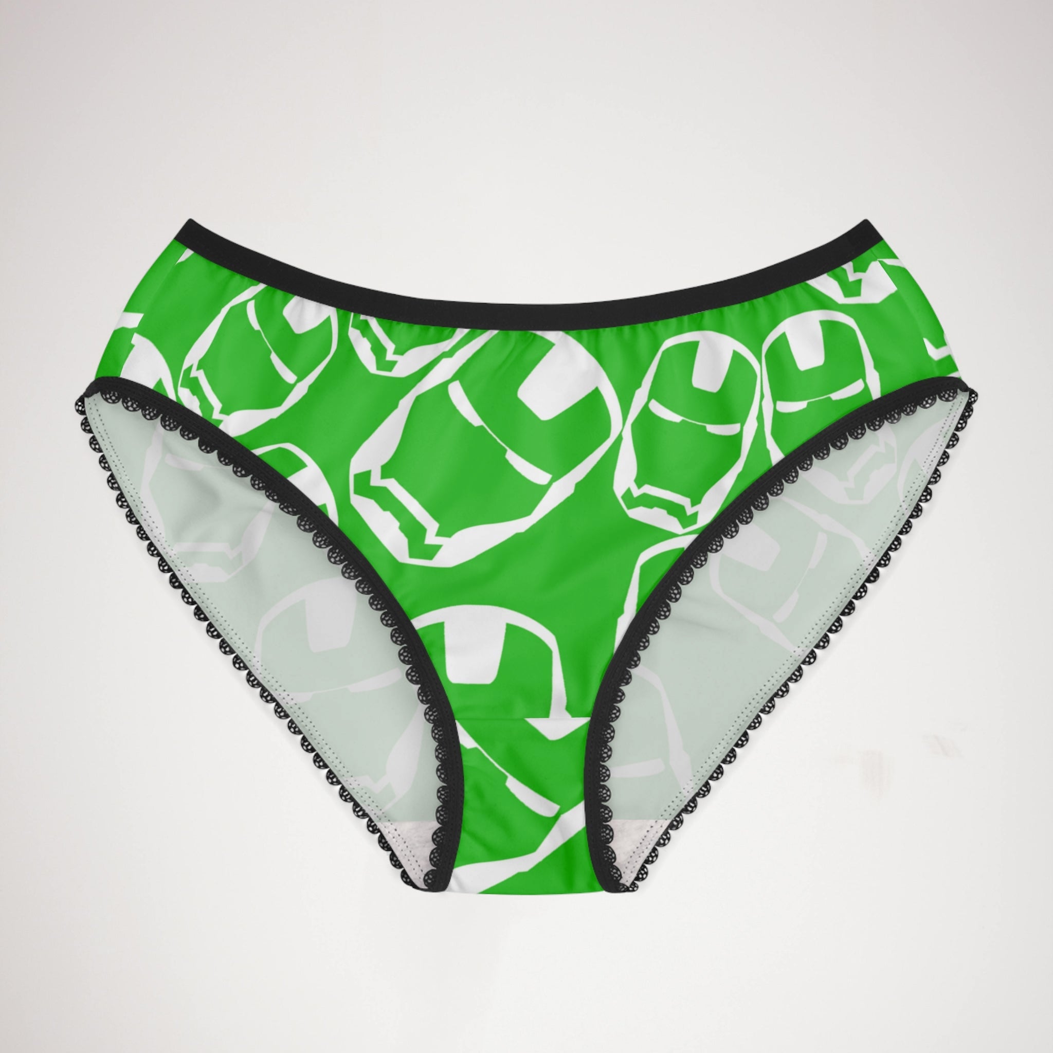 Women's briefs iron man green