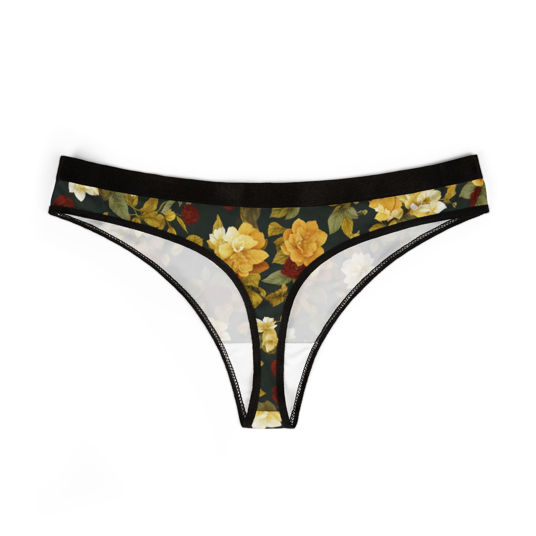 Women's thongs floral fall beautiful