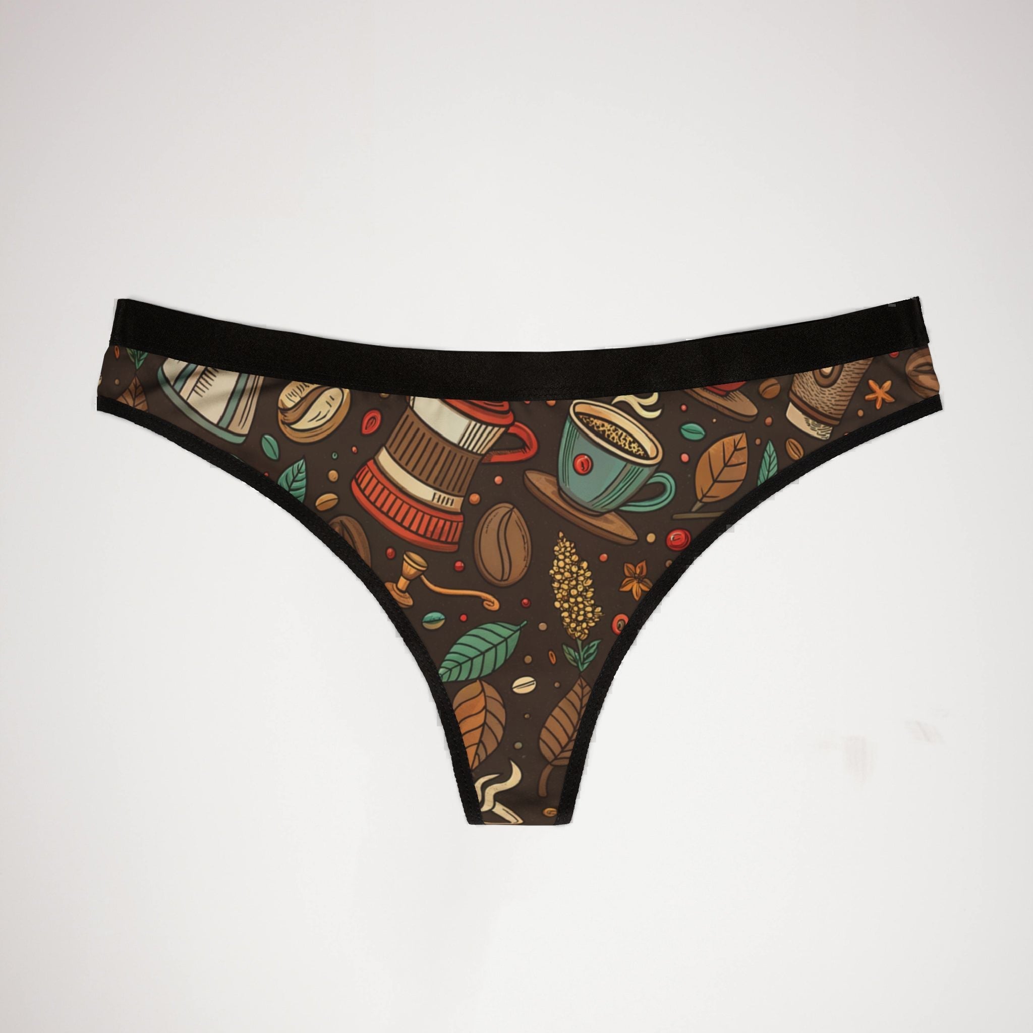 Women's thongs coffee