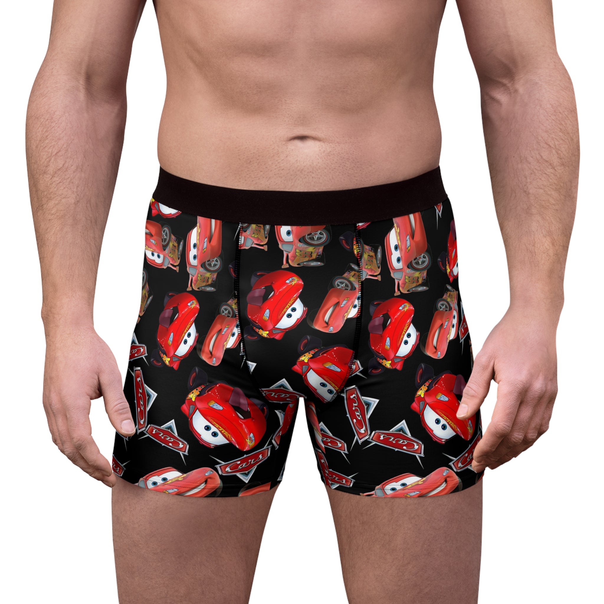 Men's boxer briefs funny% mcqueen black