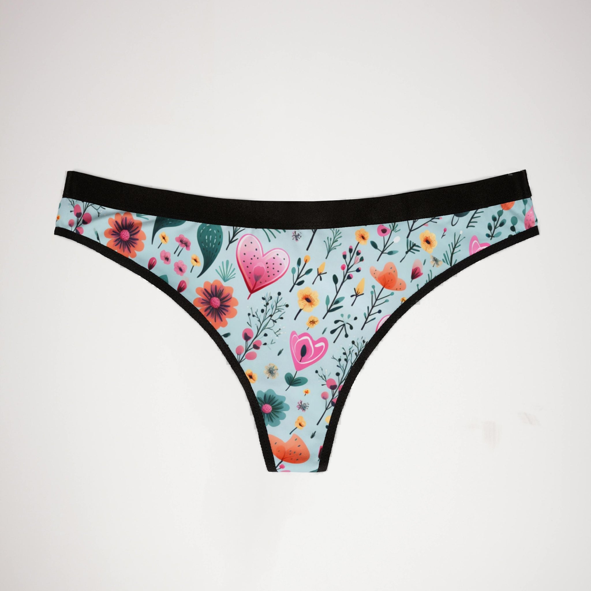Women's thongs pastel love
