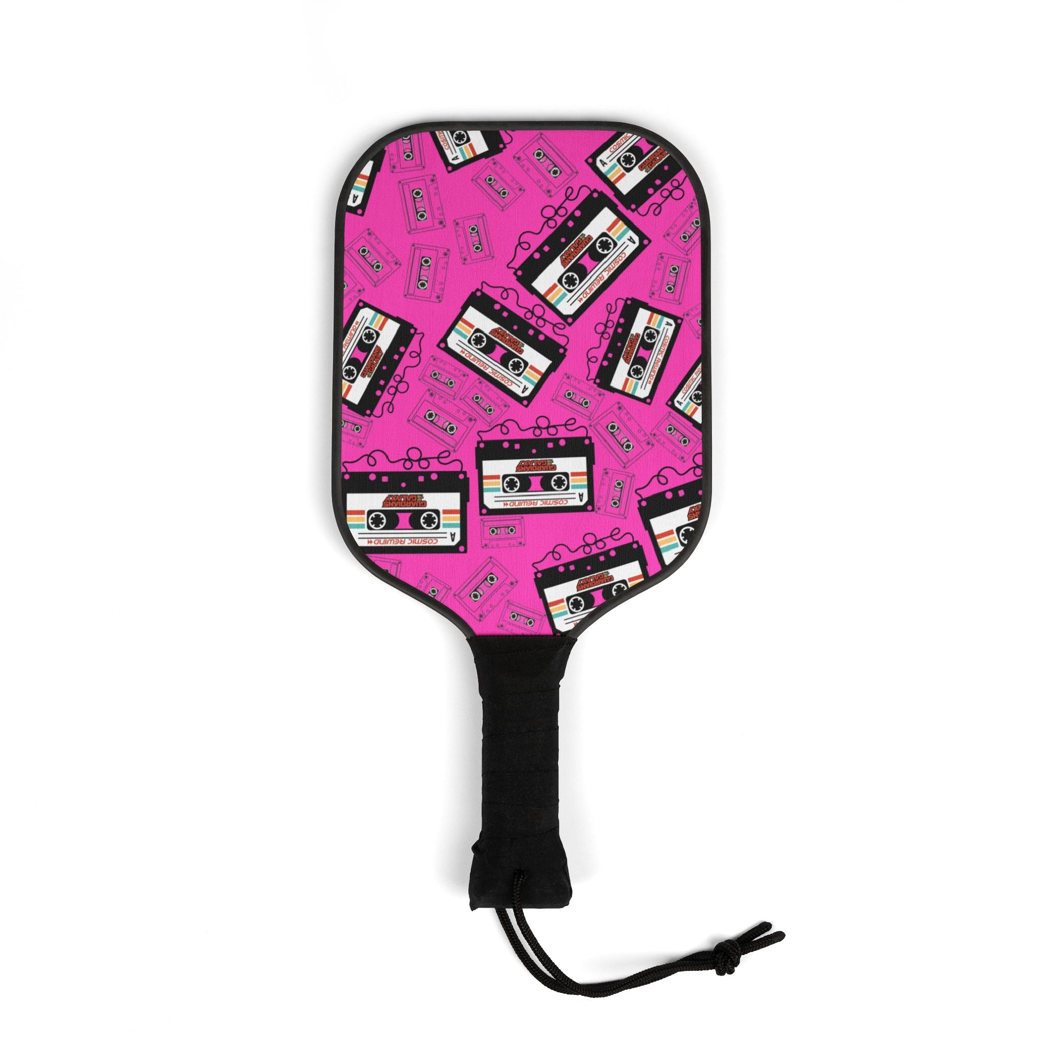 Pickleball kit (2 paddles + 2 balls + transparent bag) Cosmic Rewind Cassette pink