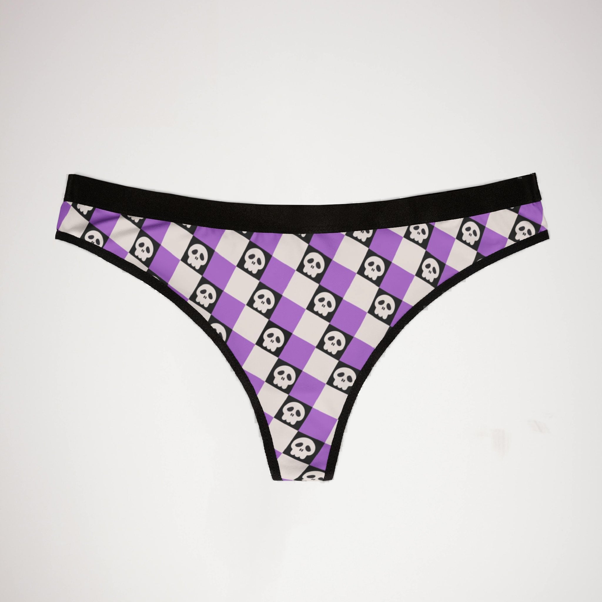 Women's thongs groovy halloween