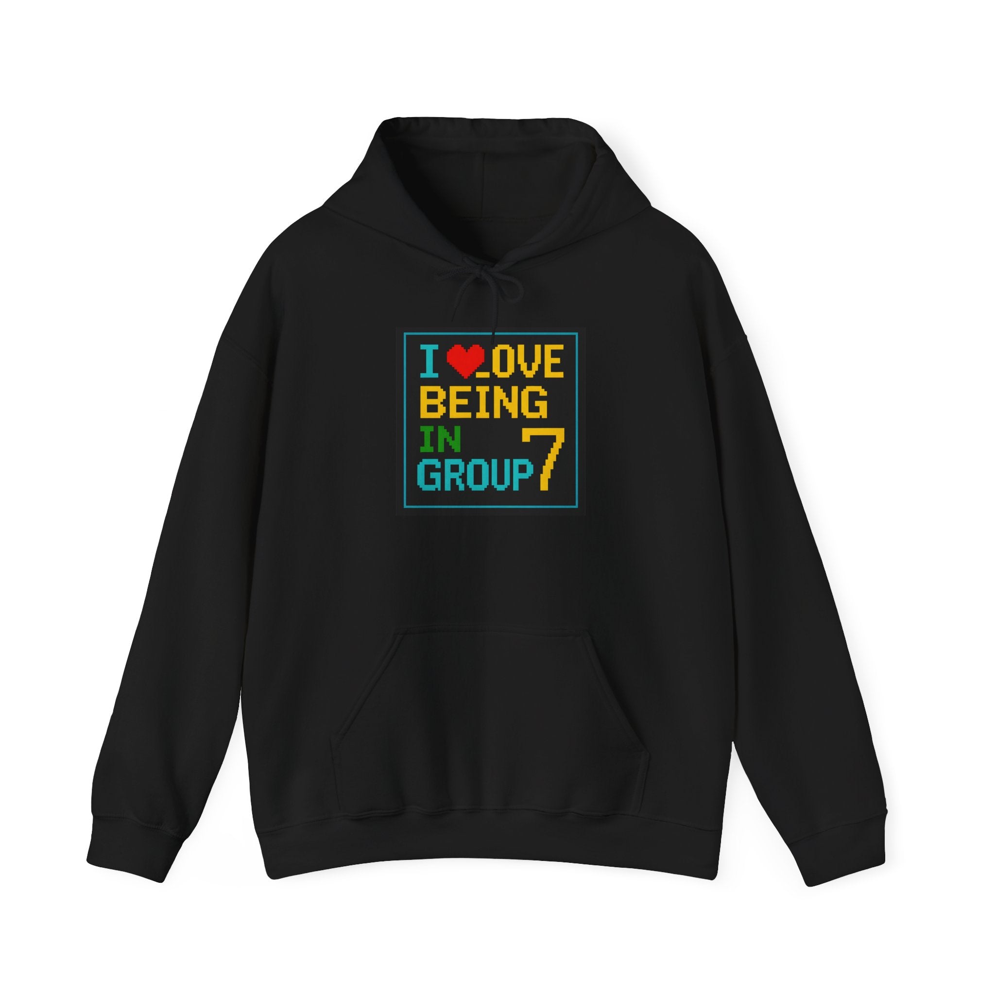 I Love Being In Group 7 Msdos - Gildan Unisex Heavy Blend™ Hooded Sweatshirt