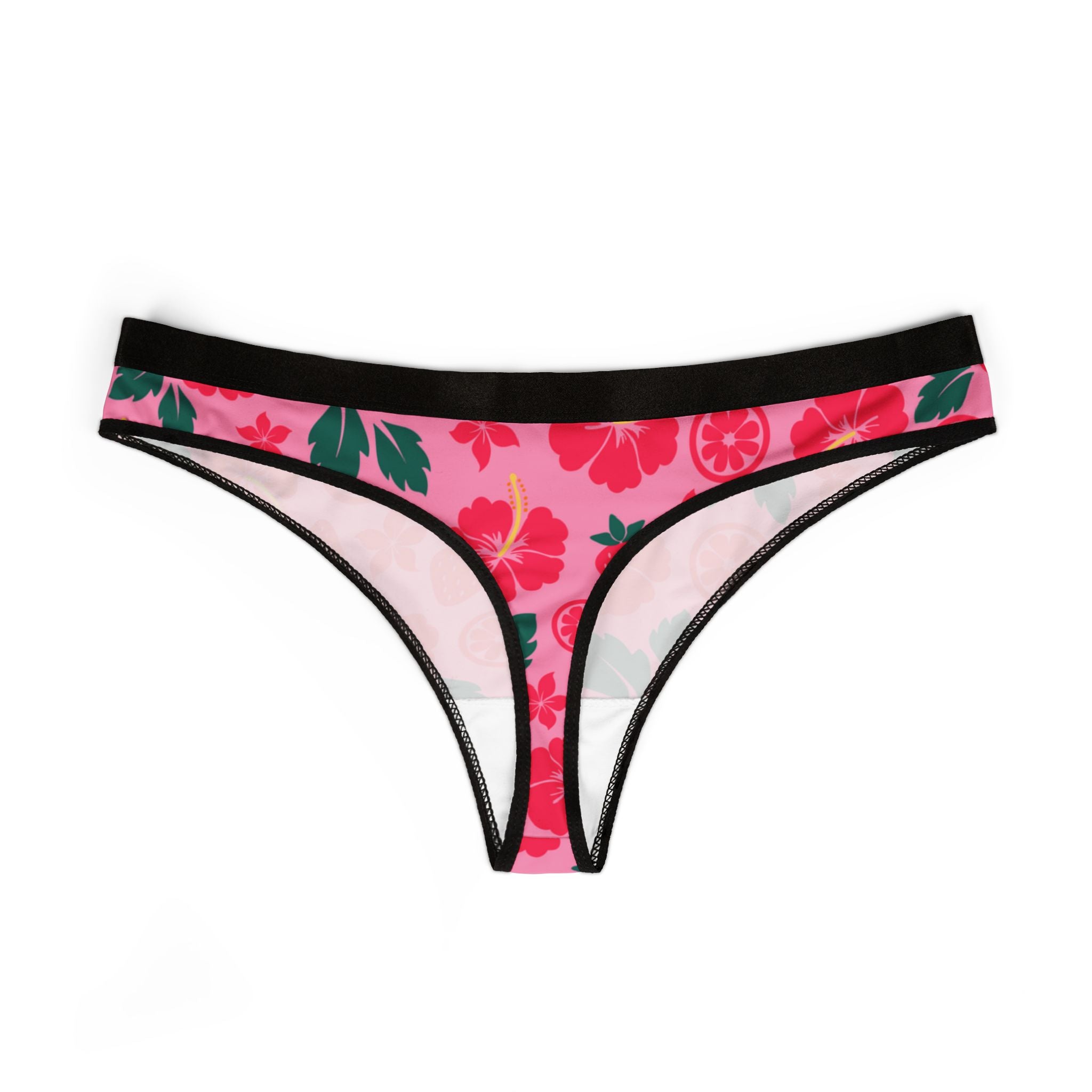 Women's thongs tropical island garden