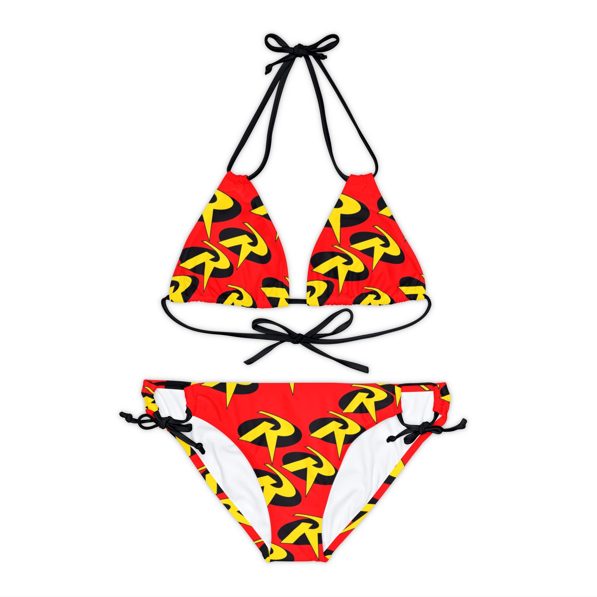 Strappy bikini set robin symbol red