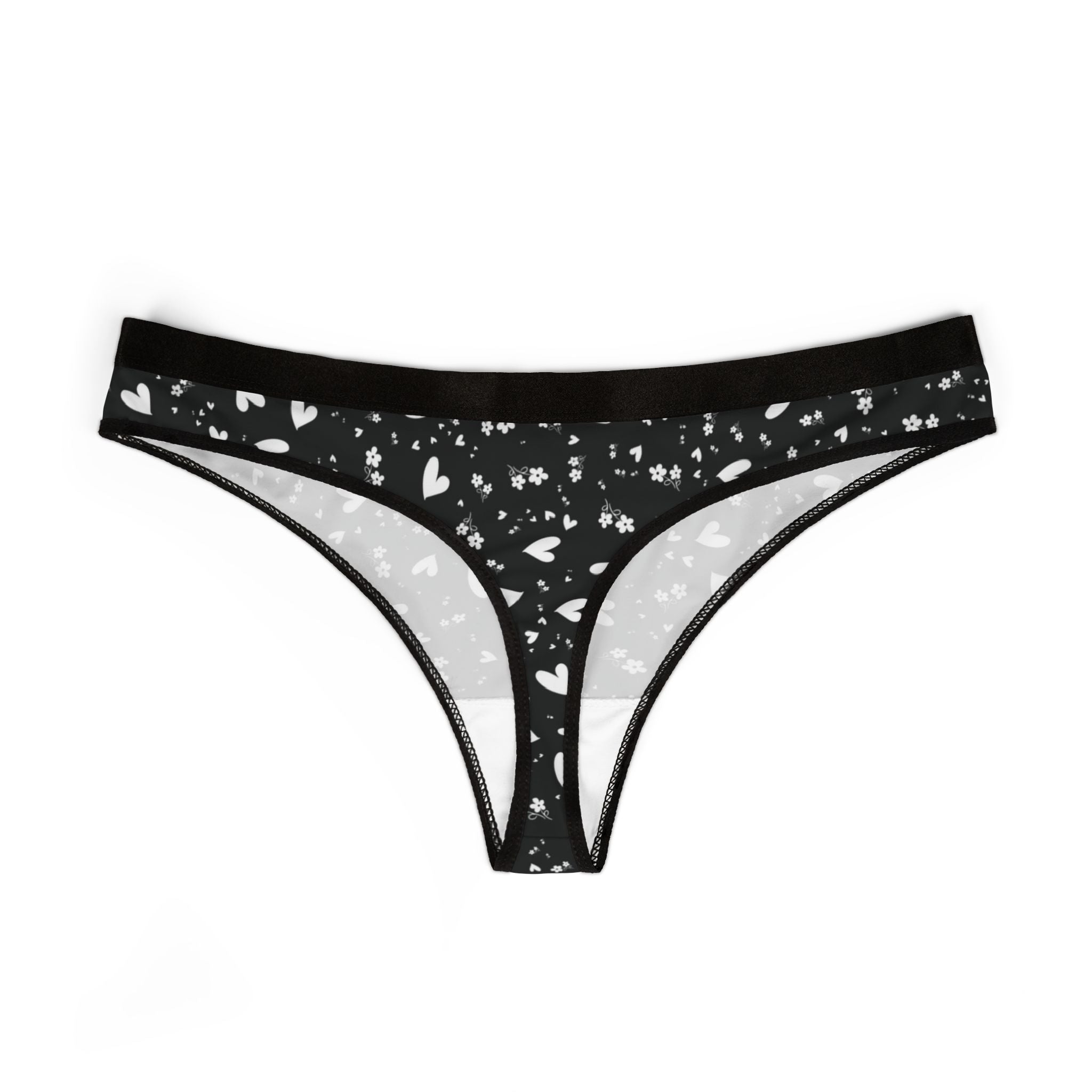 Women's thongs happy valentine's day